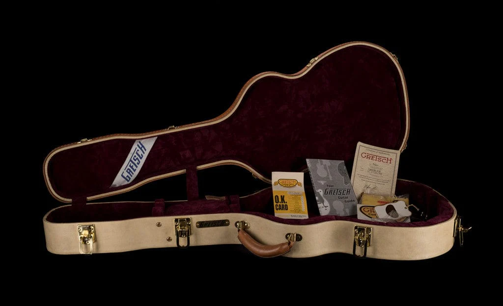 Pre-Owned 2022 Gretsch Custom Shop Masterbuilt Stephen Stern G6130CS '55 Round Up Knotty Pine Brazilian Rosewood with OHSC - Image 22