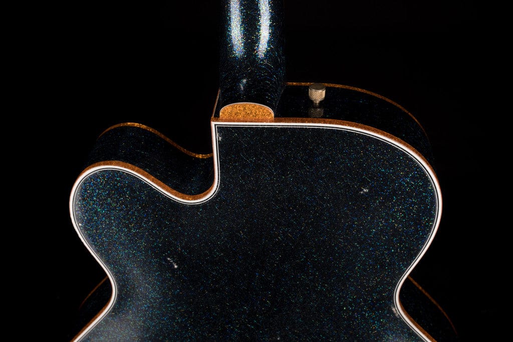 Pre-Owned 2022 Gretsch Custom Shop Masterbuilt Stephen Stern G6136CS Relic Black Holoflake Falcon with OHSC - Image 16