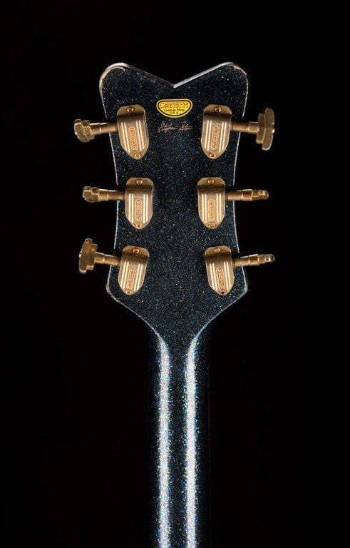 Pre-Owned 2022 Gretsch Custom Shop Masterbuilt Stephen Stern G6136CS Relic Black Holoflake Falcon with OHSC - Image 18