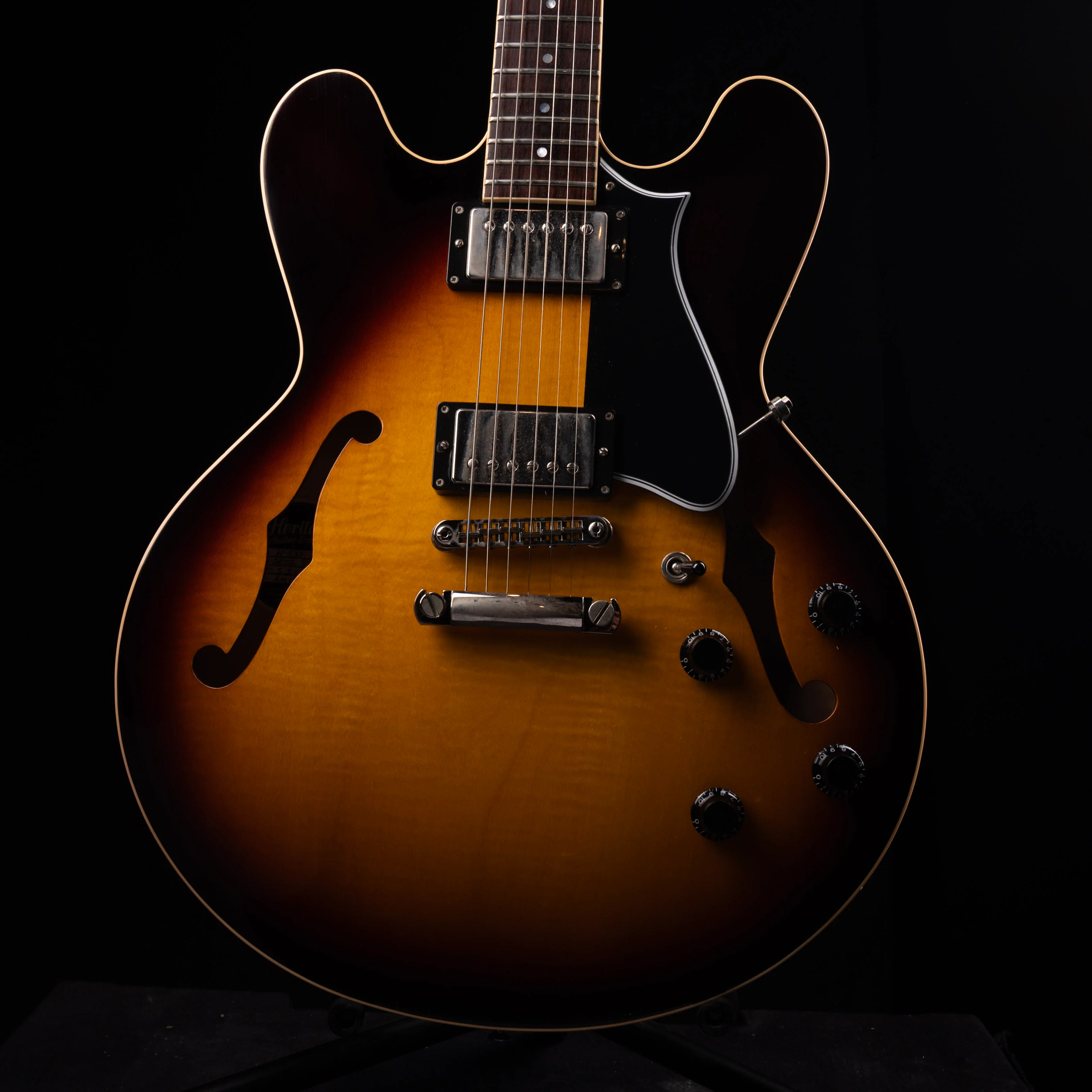 Pre-Owned 2022 Heritage H-535 Original Sunburst Electric Guitar With OHSC - Image 3