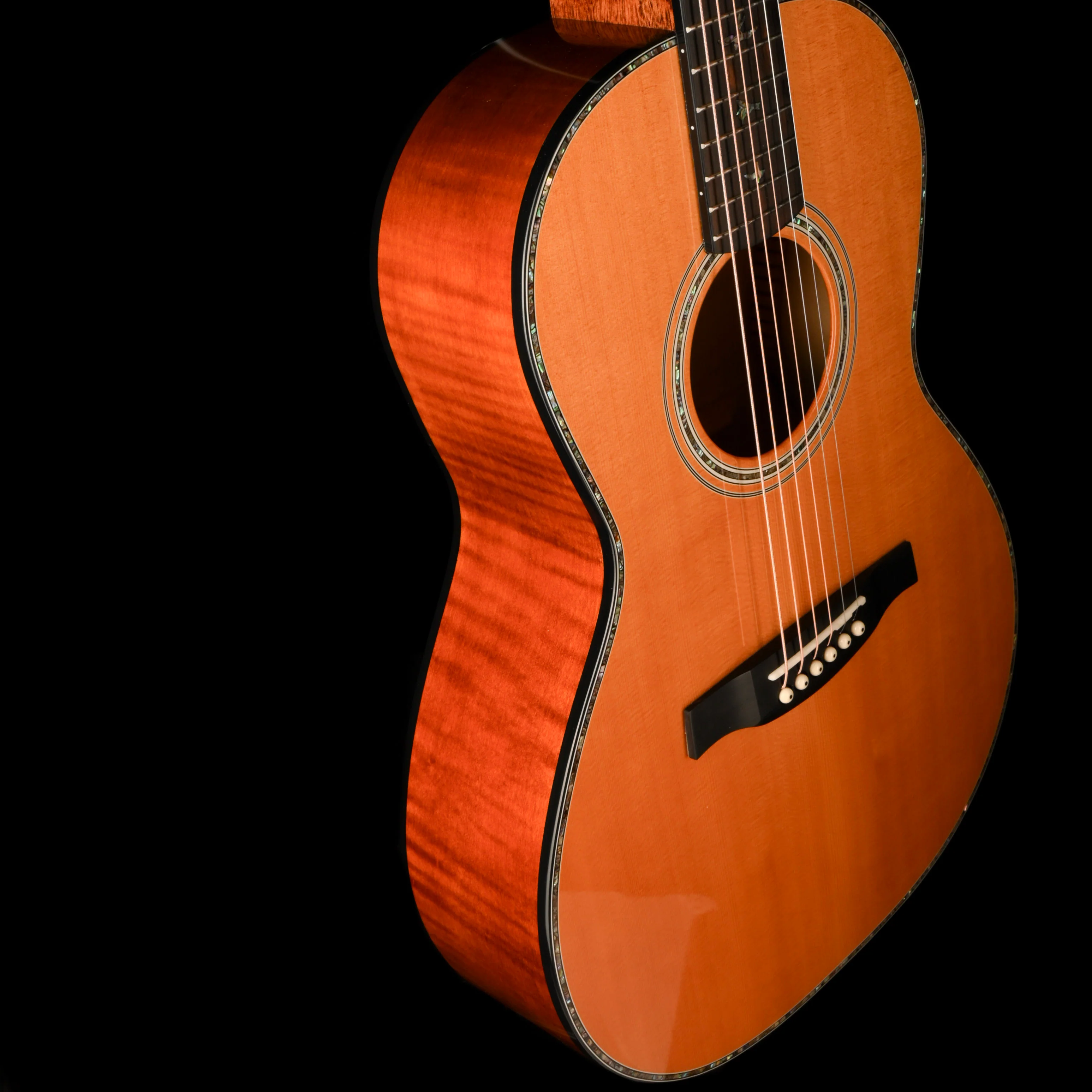 Pre Owned 2022 PRS SE P50E Tonare Parlor Natural Acoustic Guitar With Gig Bag - Image 7