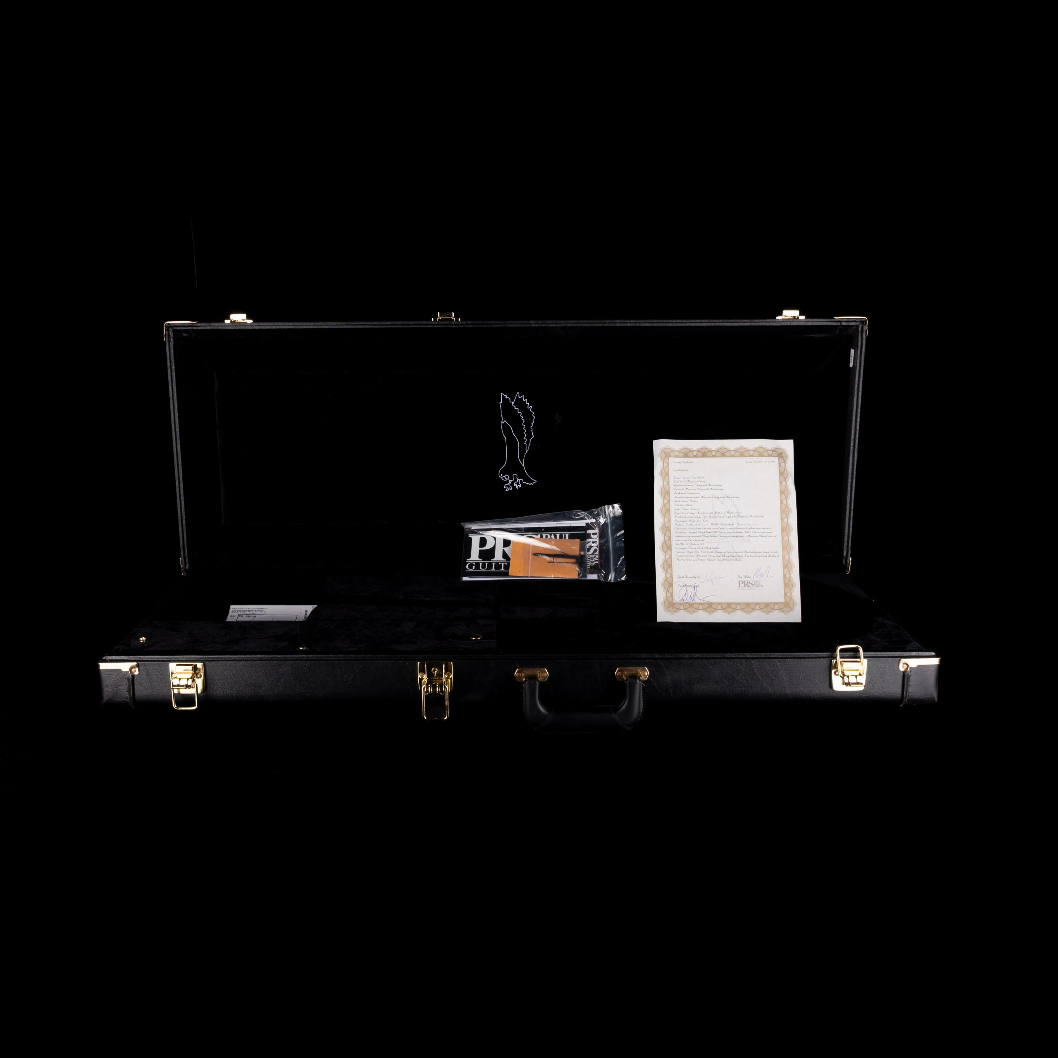 Pre Owned 2022 PRS Private Stock Special Semi-Hollow Macassar Ebony Top With OHSC - Image 15