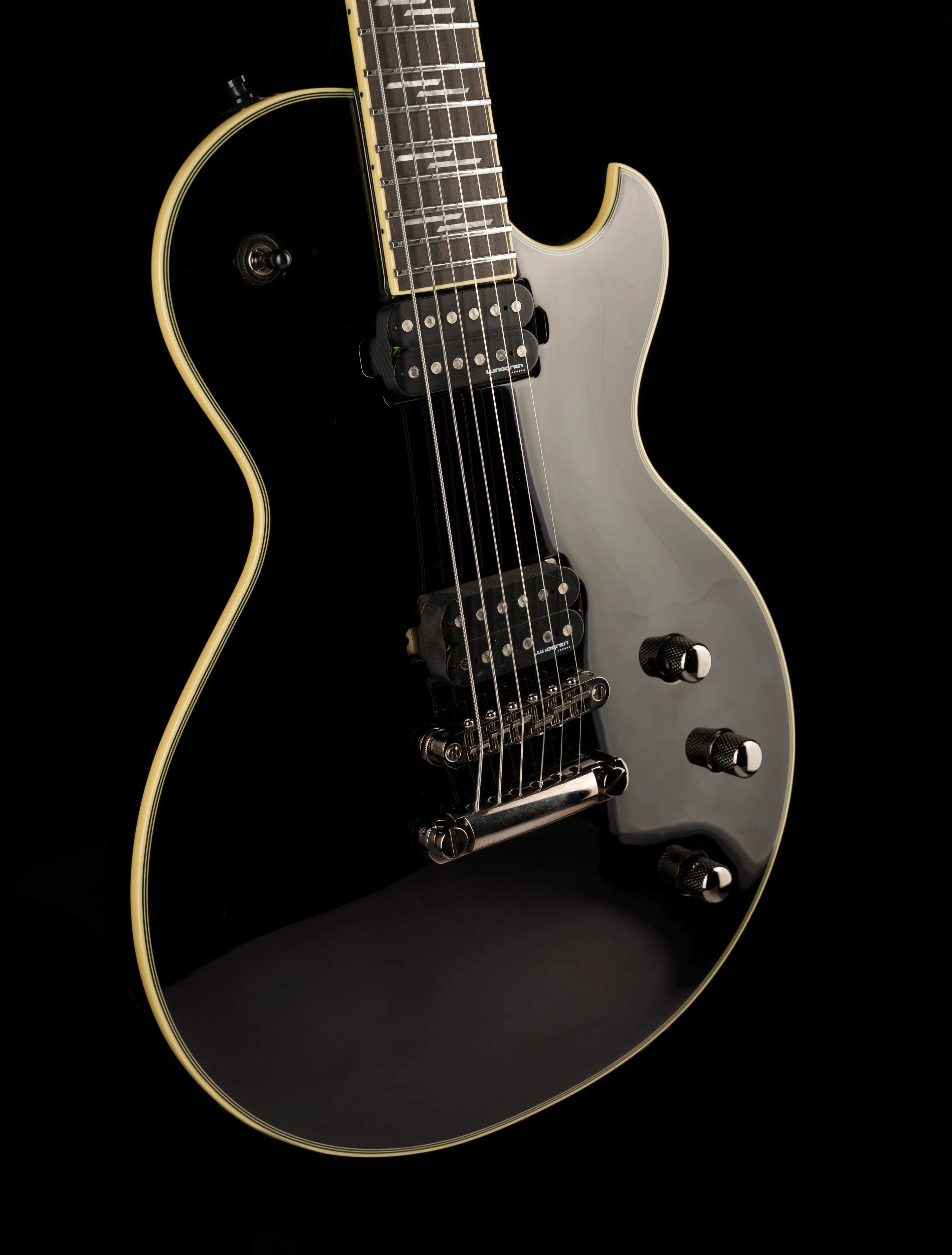 Pre Owned 2022 Schechter Solo II Blackjack Black Gloss With OHSC - Image 10