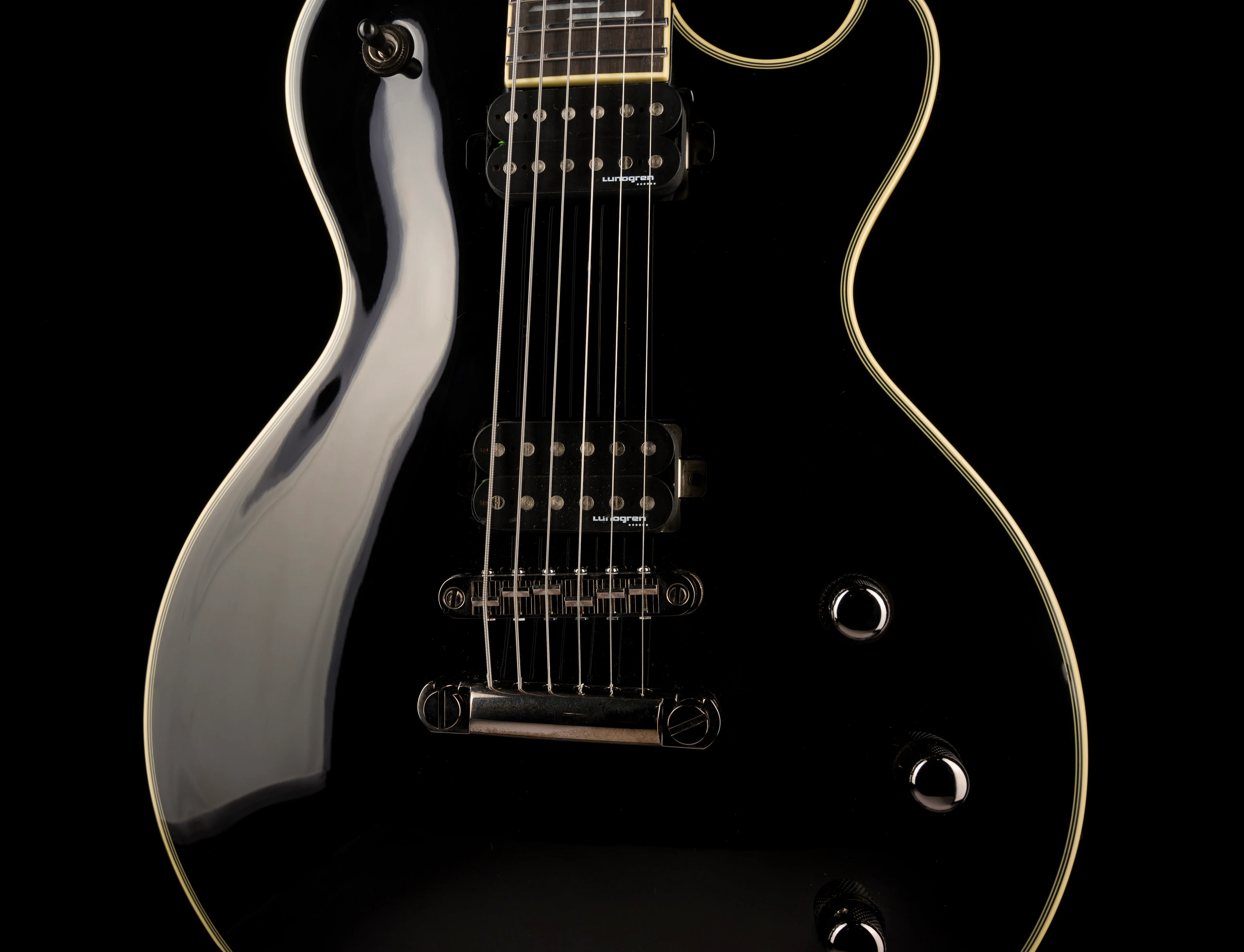 Pre Owned 2022 Schechter Solo II Blackjack Black Gloss With OHSC - Image 6