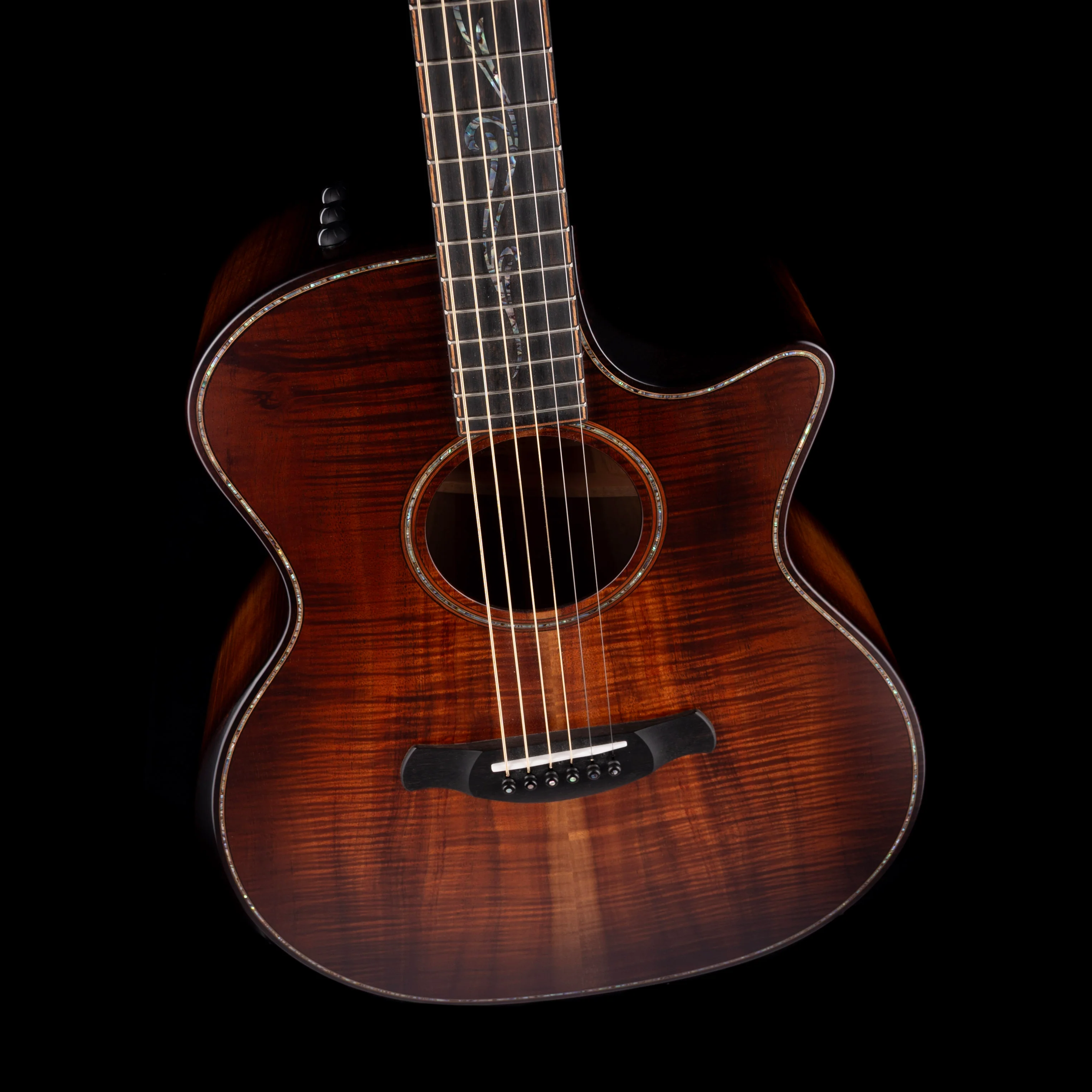 Pre Owned 2022 Taylor Builder's Edition K24ce AA Koa Kona Burst with OHSC - Image 4
