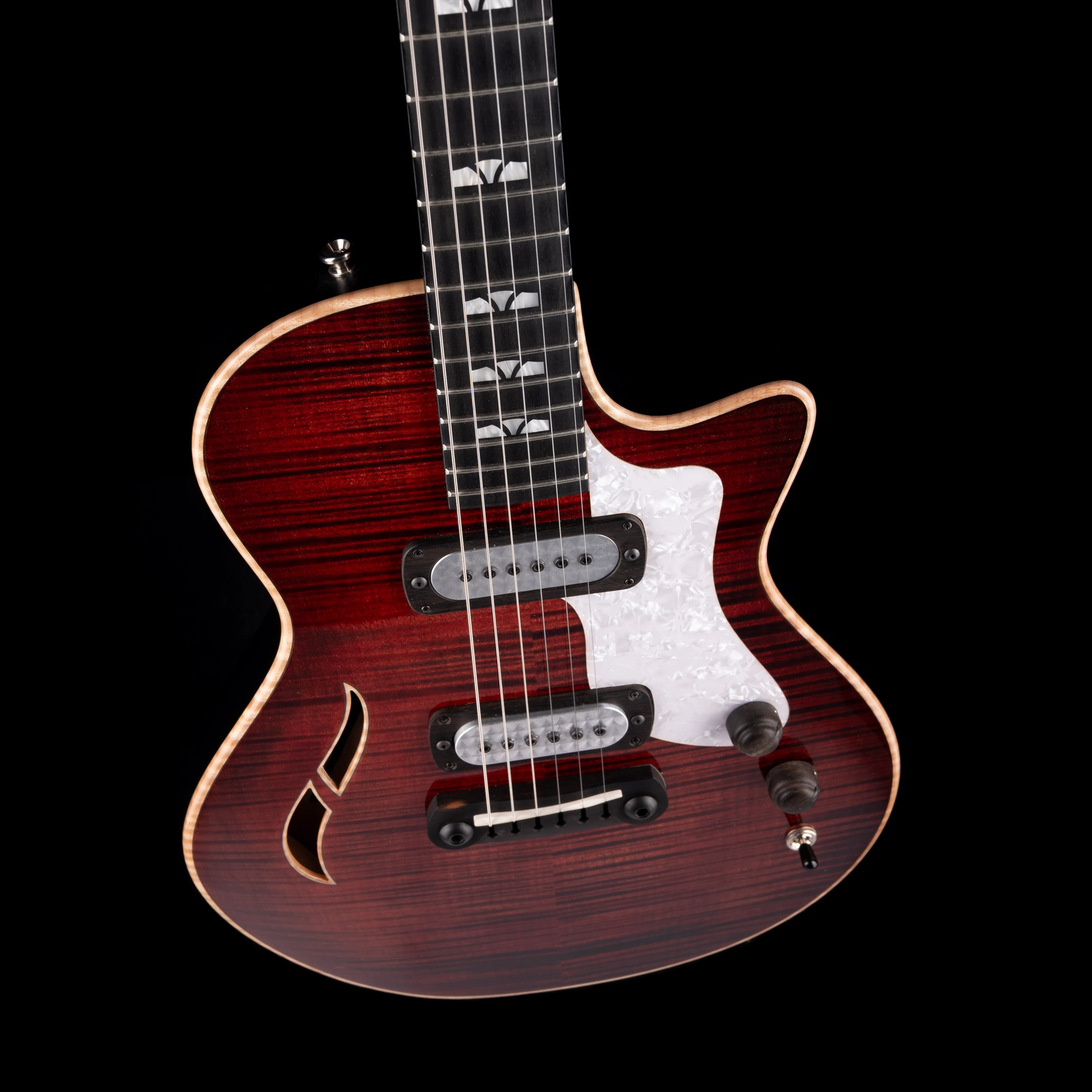 Pre Owned 2022 Taylor CrossTone Prototype Auburn Flame With OHSC - Image 3