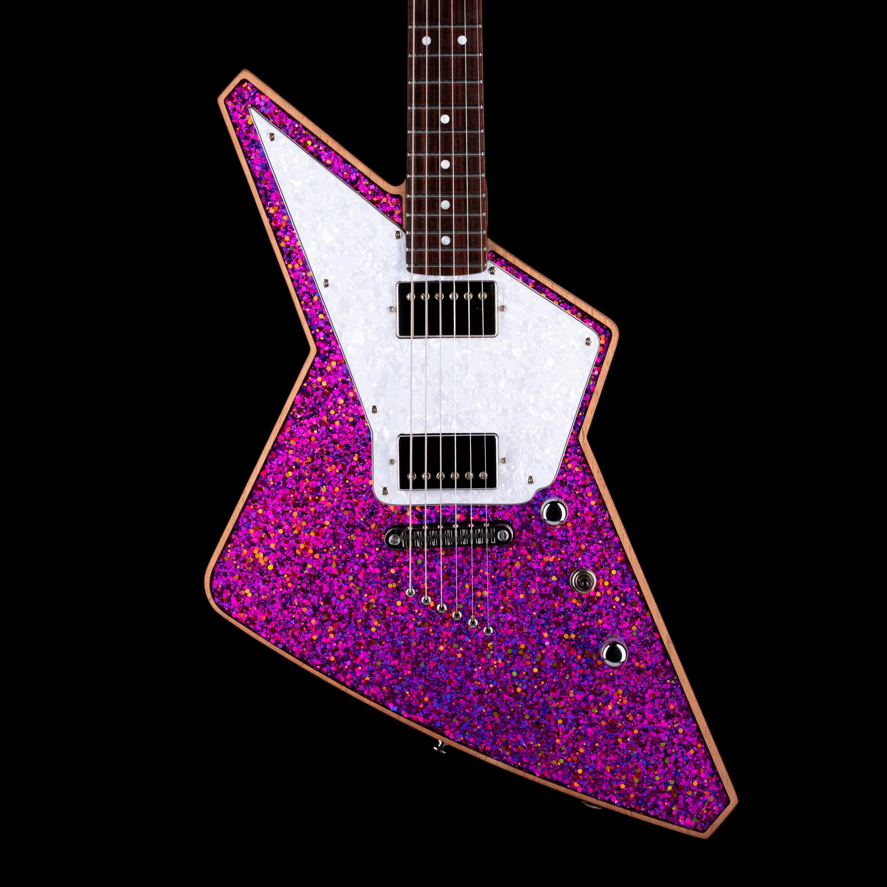 Pre-Owned 2023 Cream Guitars Voltage Standard - Galaxy Purple Sparkle With OHSC