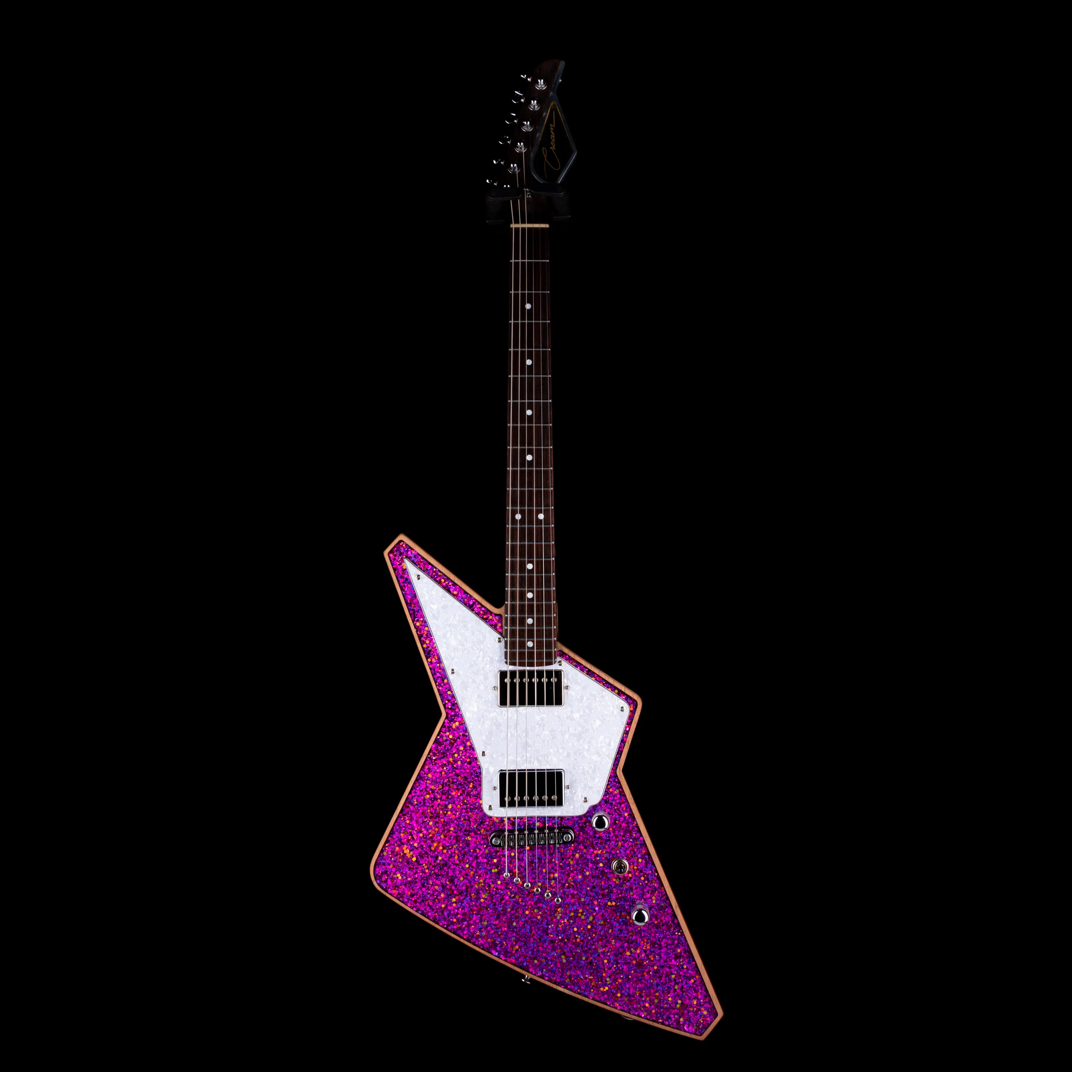 Pre-Owned 2023 Cream Guitars Voltage Standard - Galaxy Purple Sparkle With OHSC - Image 2