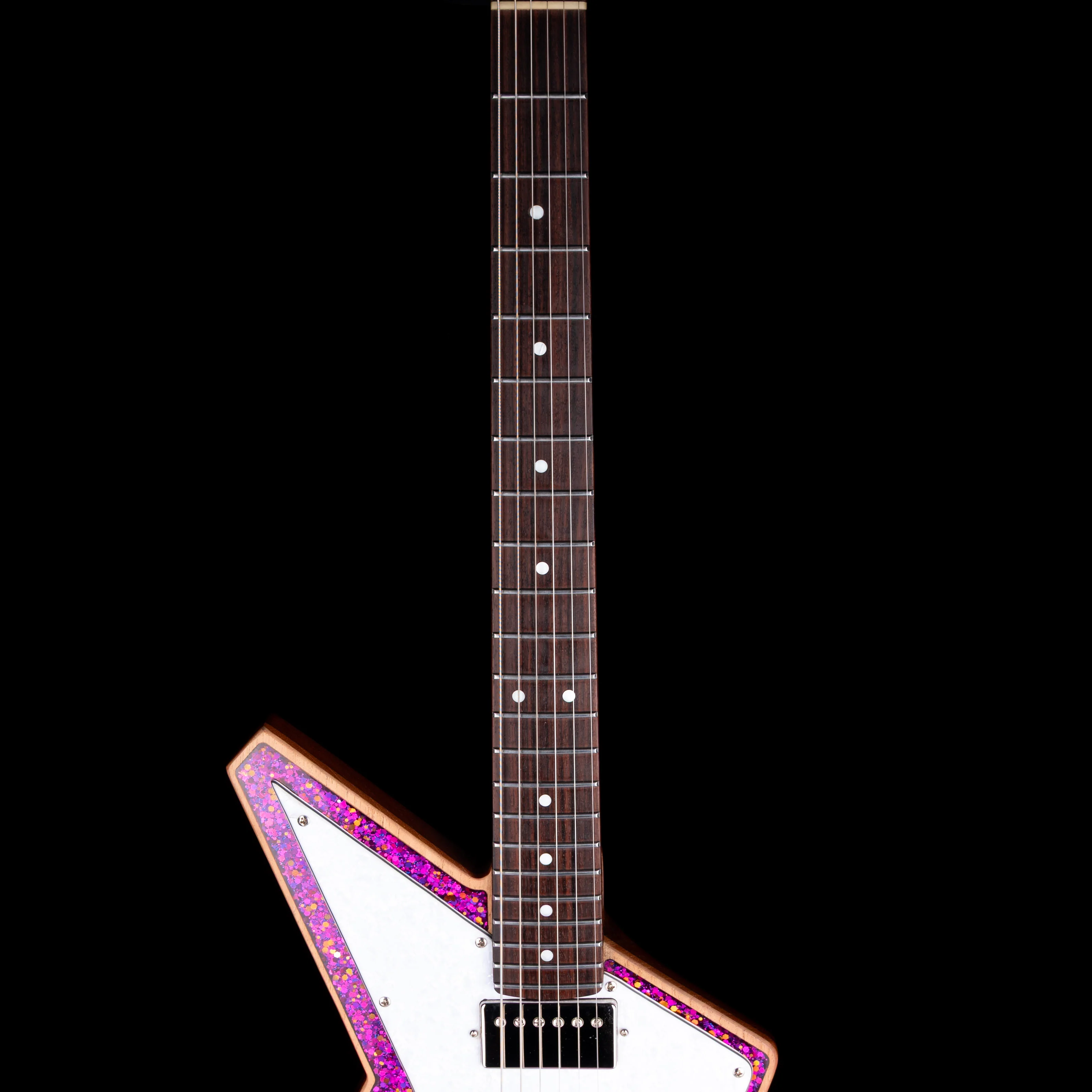 Pre-Owned 2023 Cream Guitars Voltage Standard - Galaxy Purple Sparkle With OHSC - Image 8