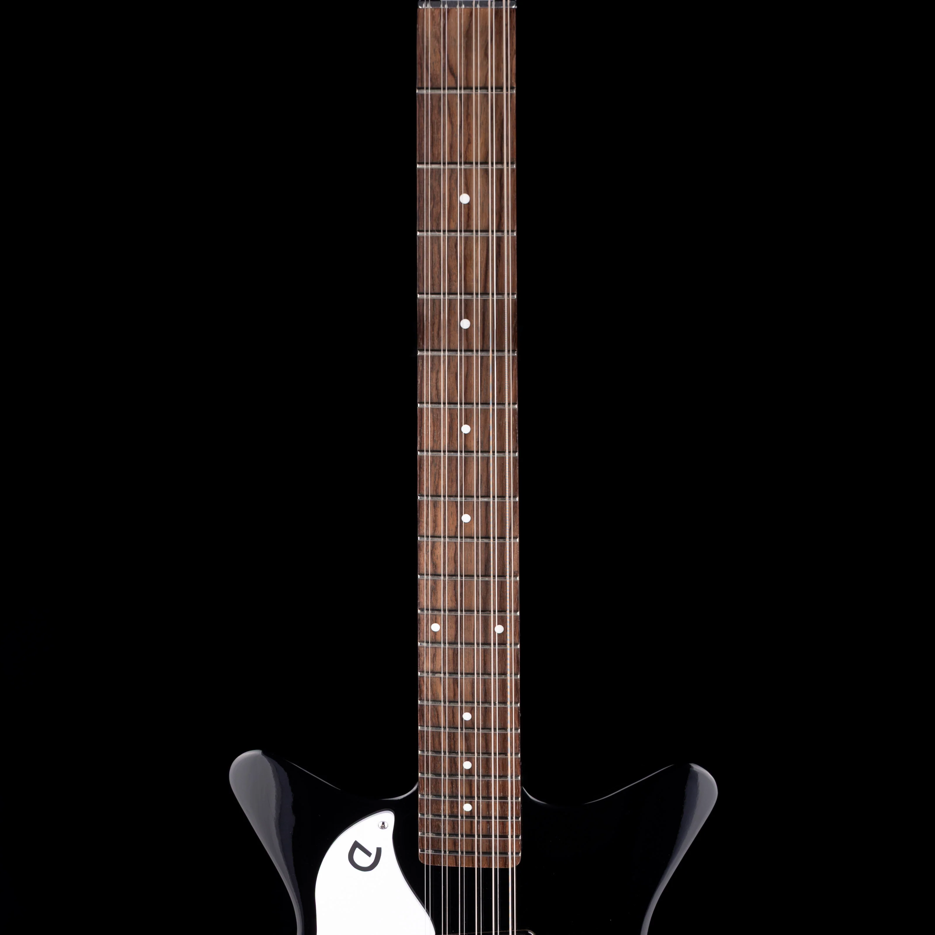 Pre Owned 2023 Danelectro '59 12-String Left-Handed Black With Gig Bag - Image 7