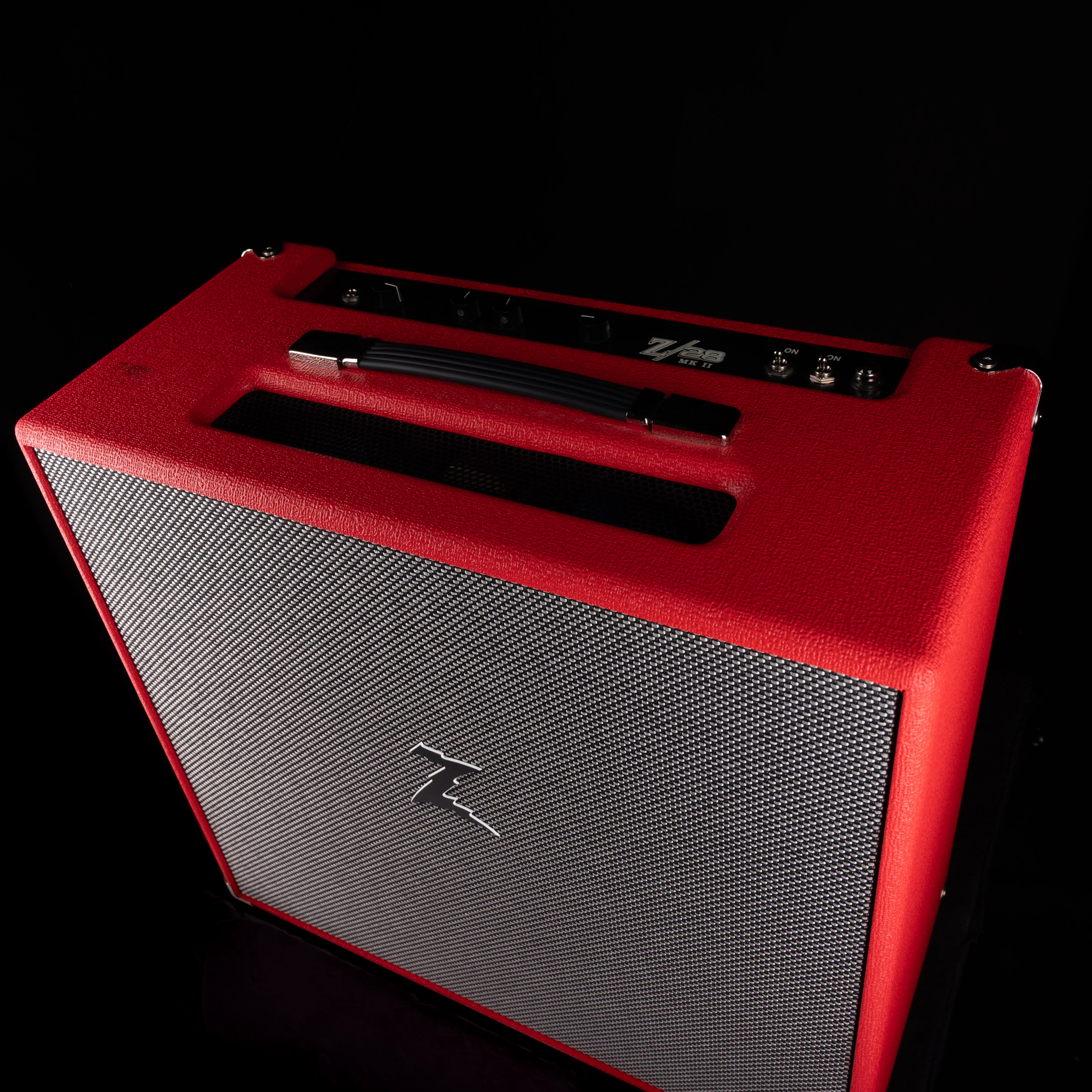 Pre Owned 2023 Dr. Z Z-28 1x12" Guitar Amp Combo Red With Cover - Image 2