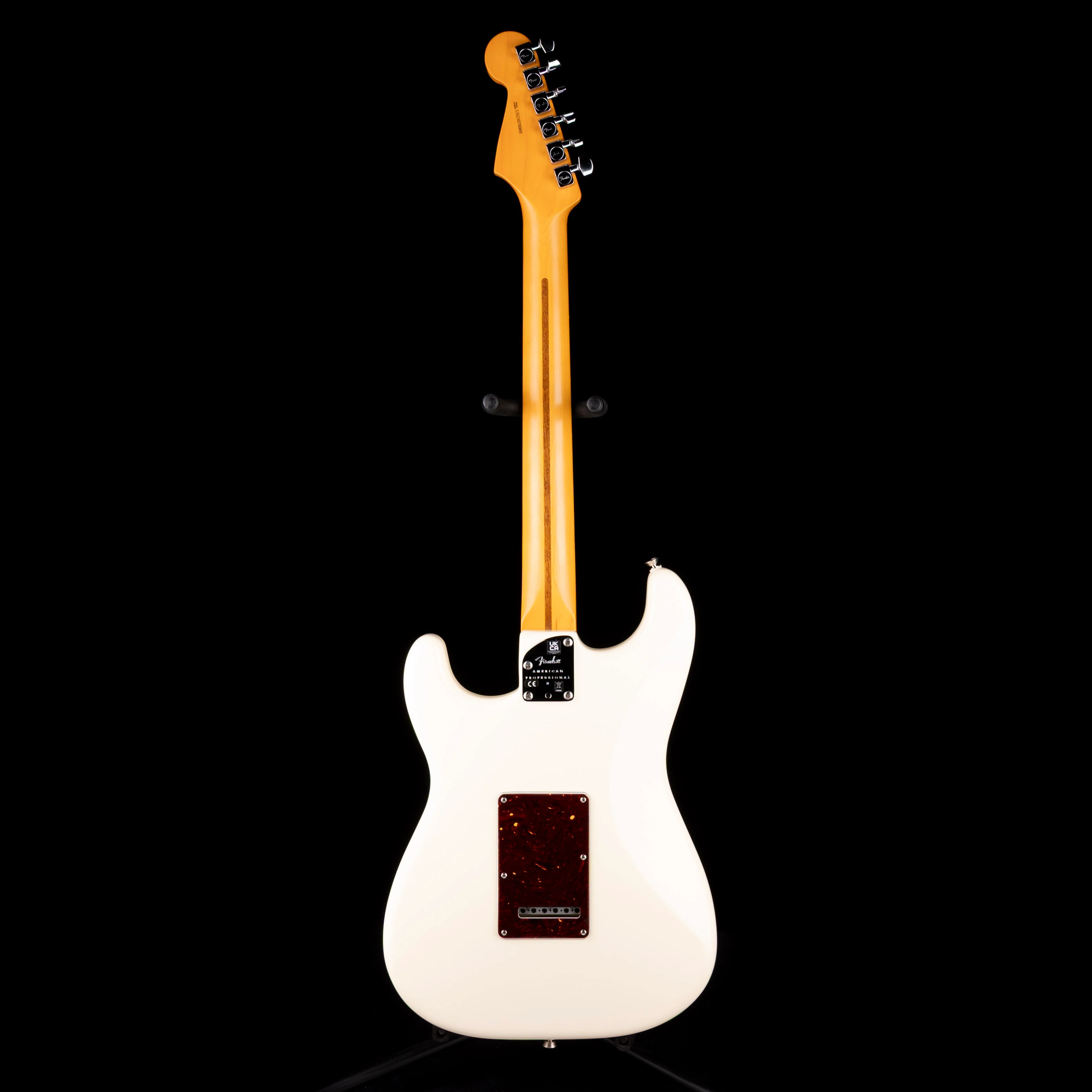 Pre Owned 2023 Fender American Professional II Stratocaster Olympic White With OHSC - Image 9