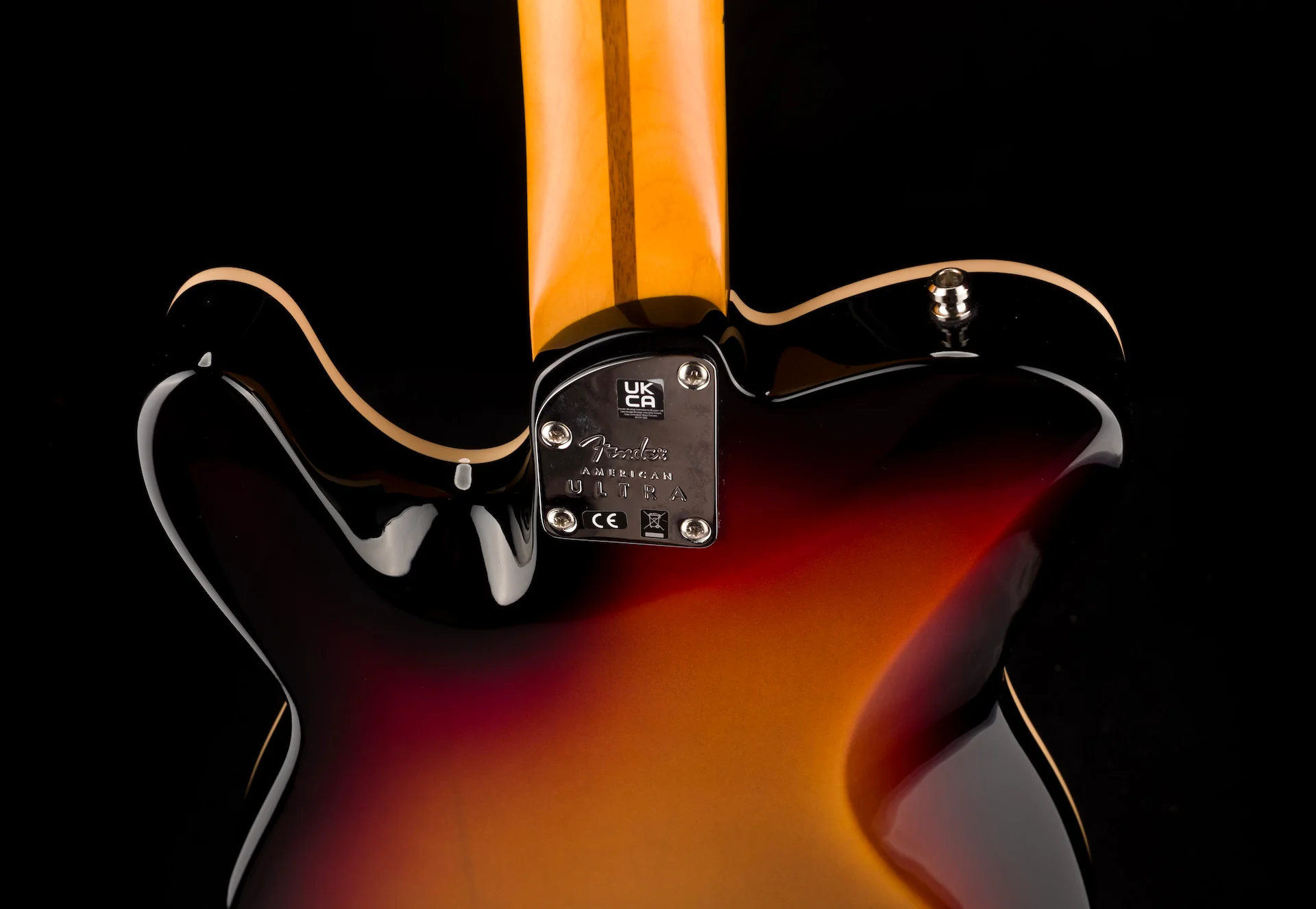 Pre Owned 2023 Fender American Ultra Telecaster Ultraburst with OHSC - Image 13