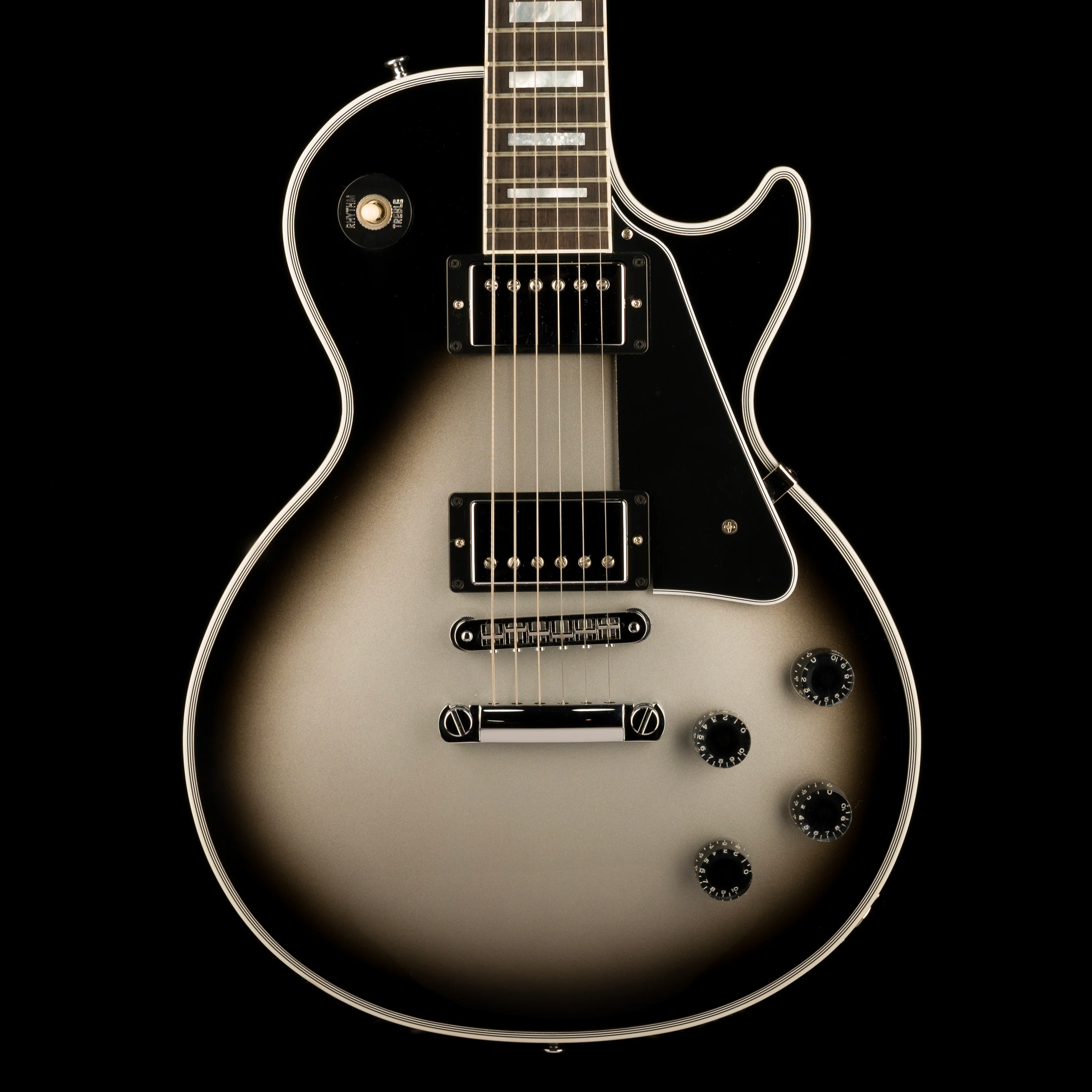 Pre Owned 2023 Gibson Custom Shop Les Paul Custom Silverburst With OHSC