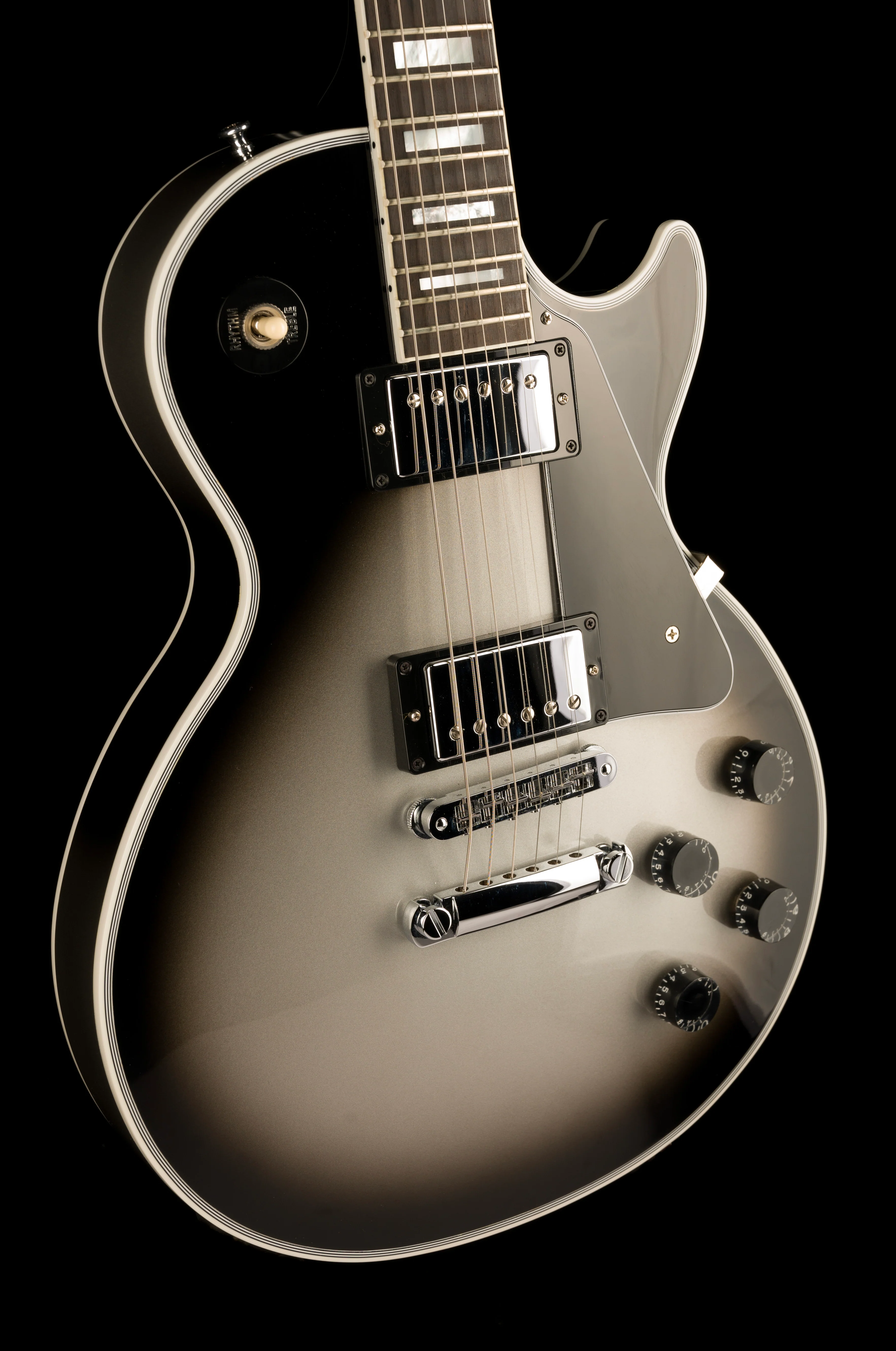 Pre Owned 2023 Gibson Custom Shop Les Paul Custom Silverburst With OHSC - Image 10