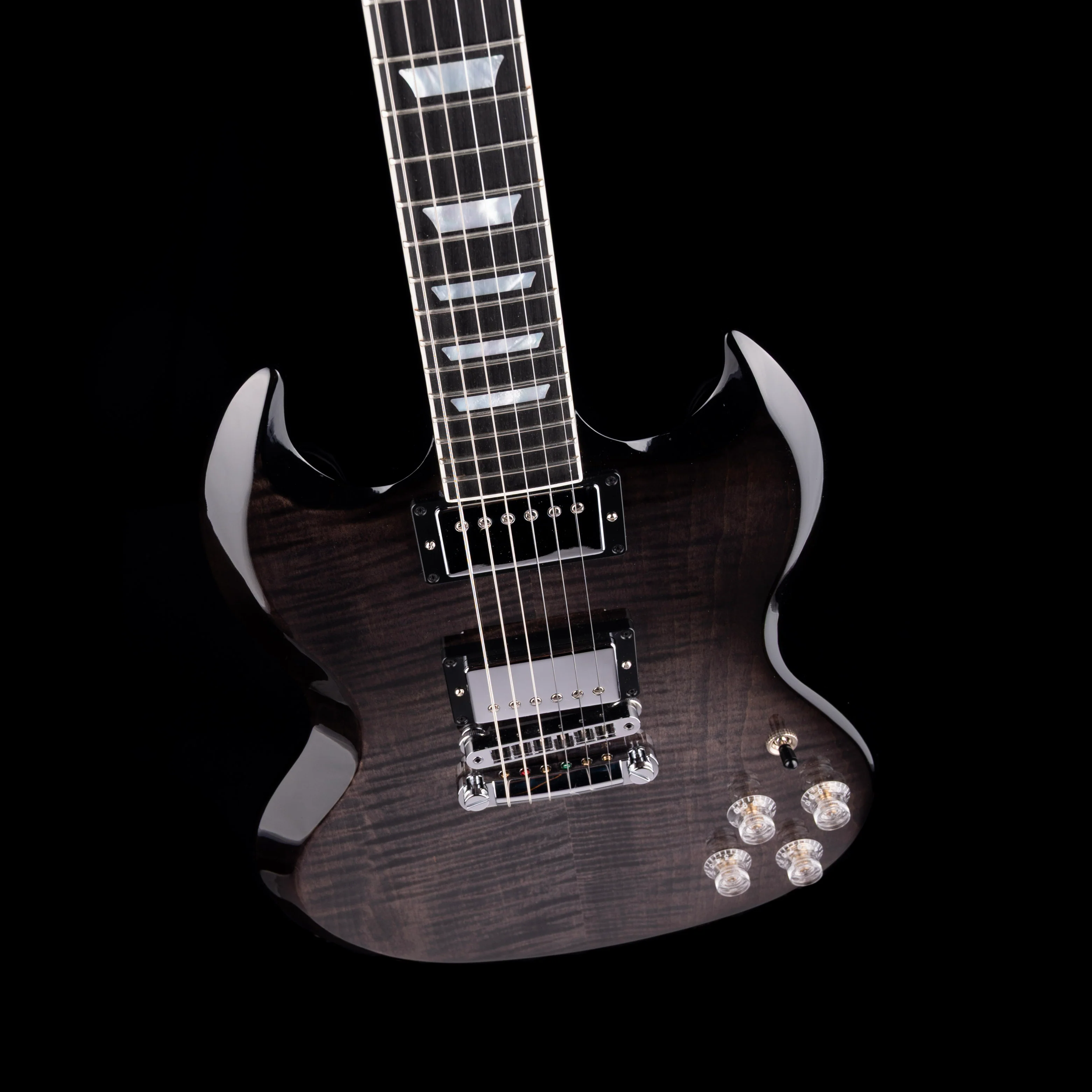 Pre Owned 2023 Gibson SG Modern Trans Black With OHSC - Image 3