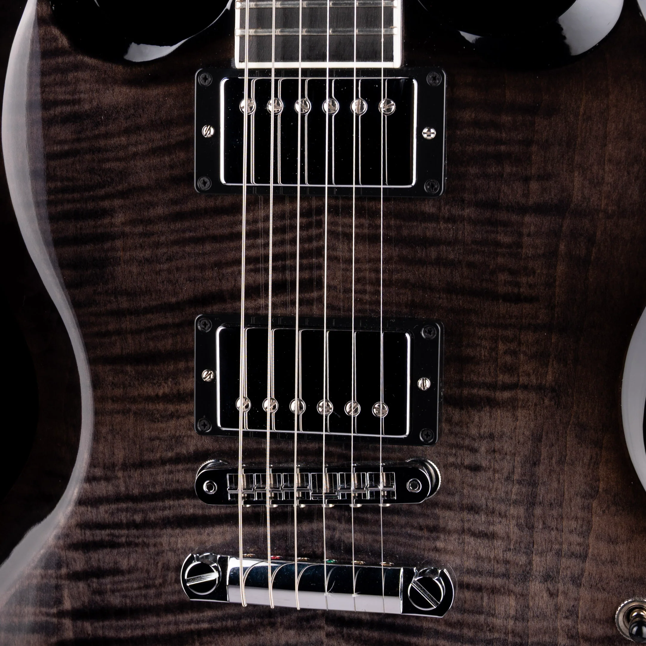 Pre Owned 2023 Gibson SG Modern Trans Black With OHSC - Image 4
