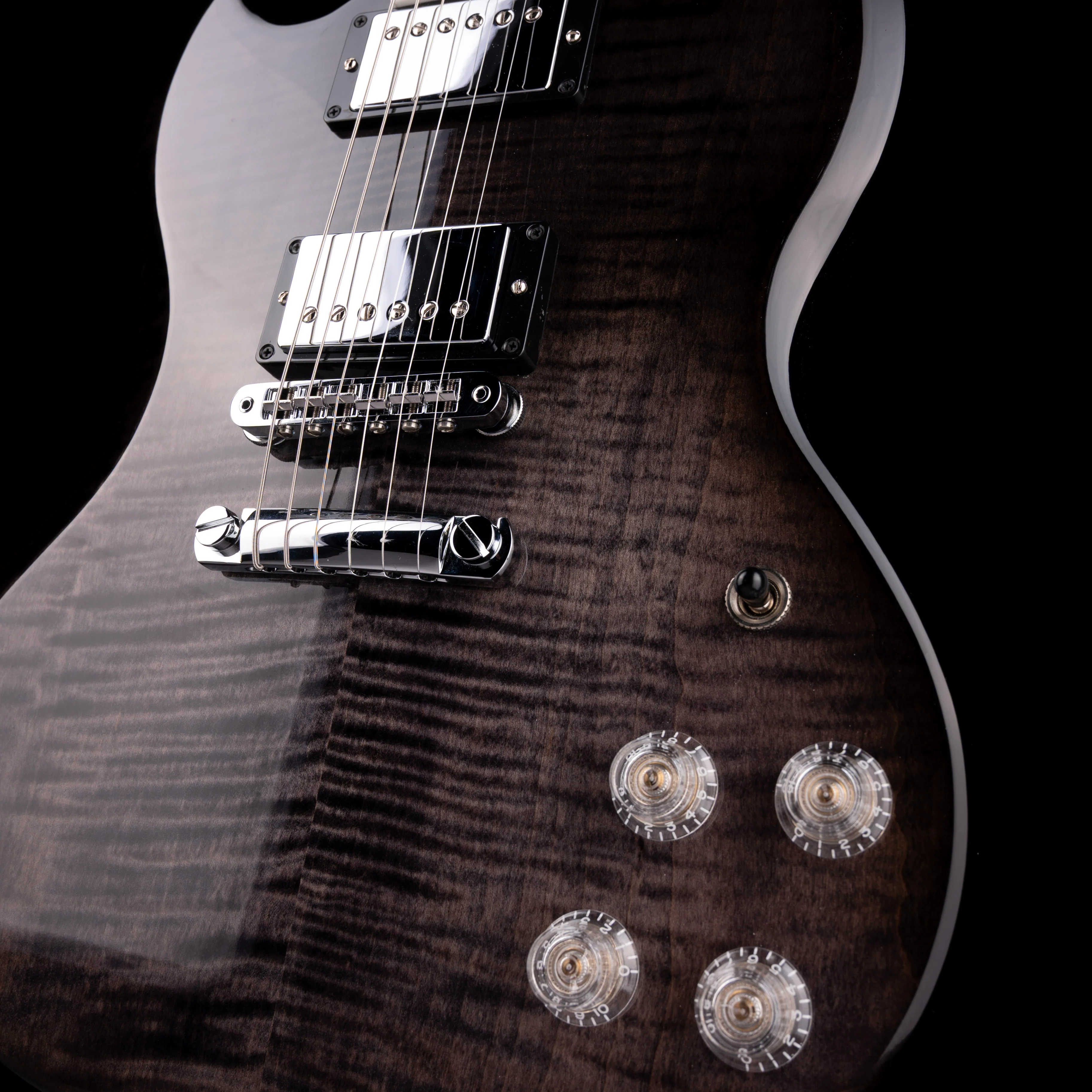Pre Owned 2023 Gibson SG Modern Trans Black With OHSC - Image 5
