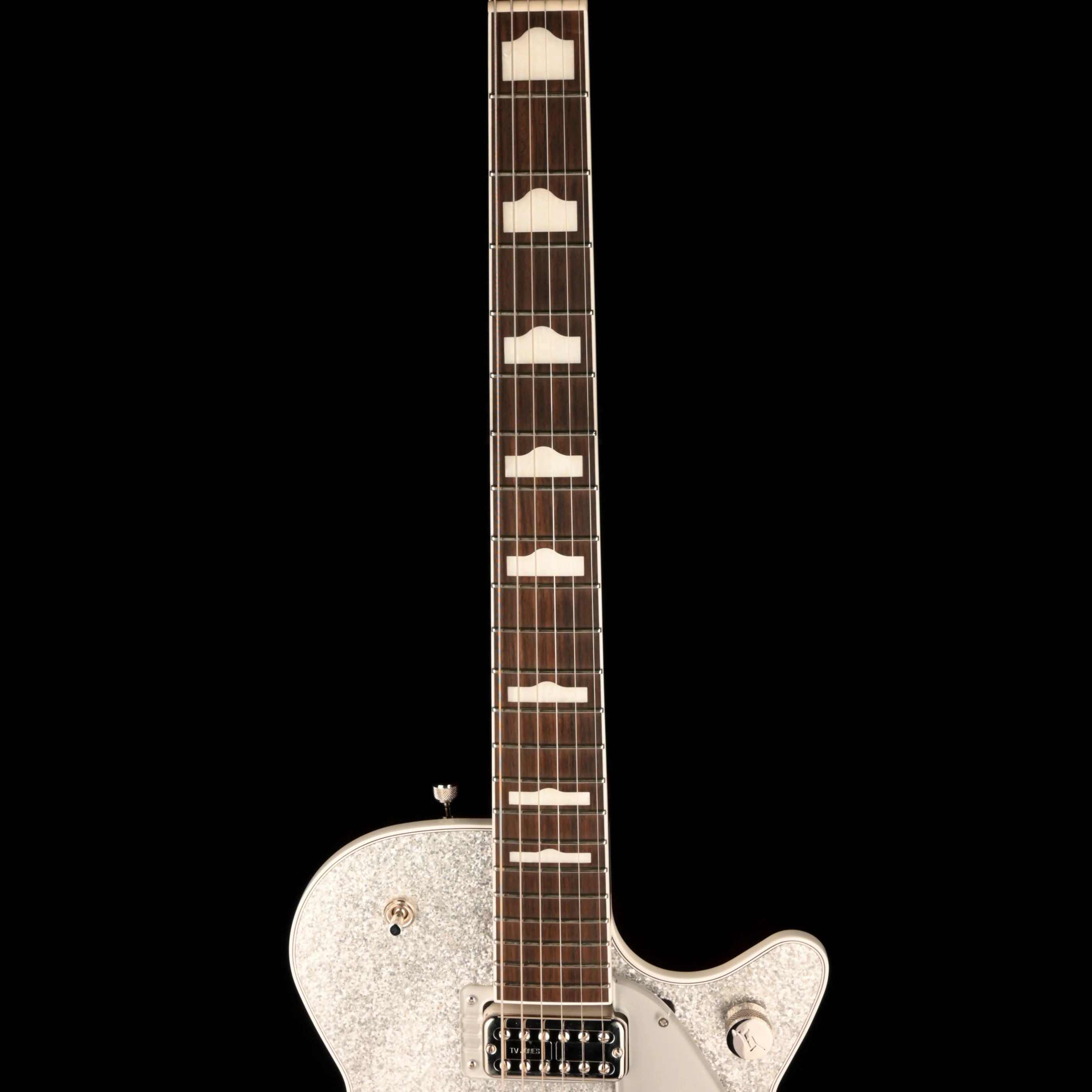 Pre Owned 2023 Gretsch G6229T-'89 Vintage Select Silver Sparkle Electric Guitar With OHSC - Image 9