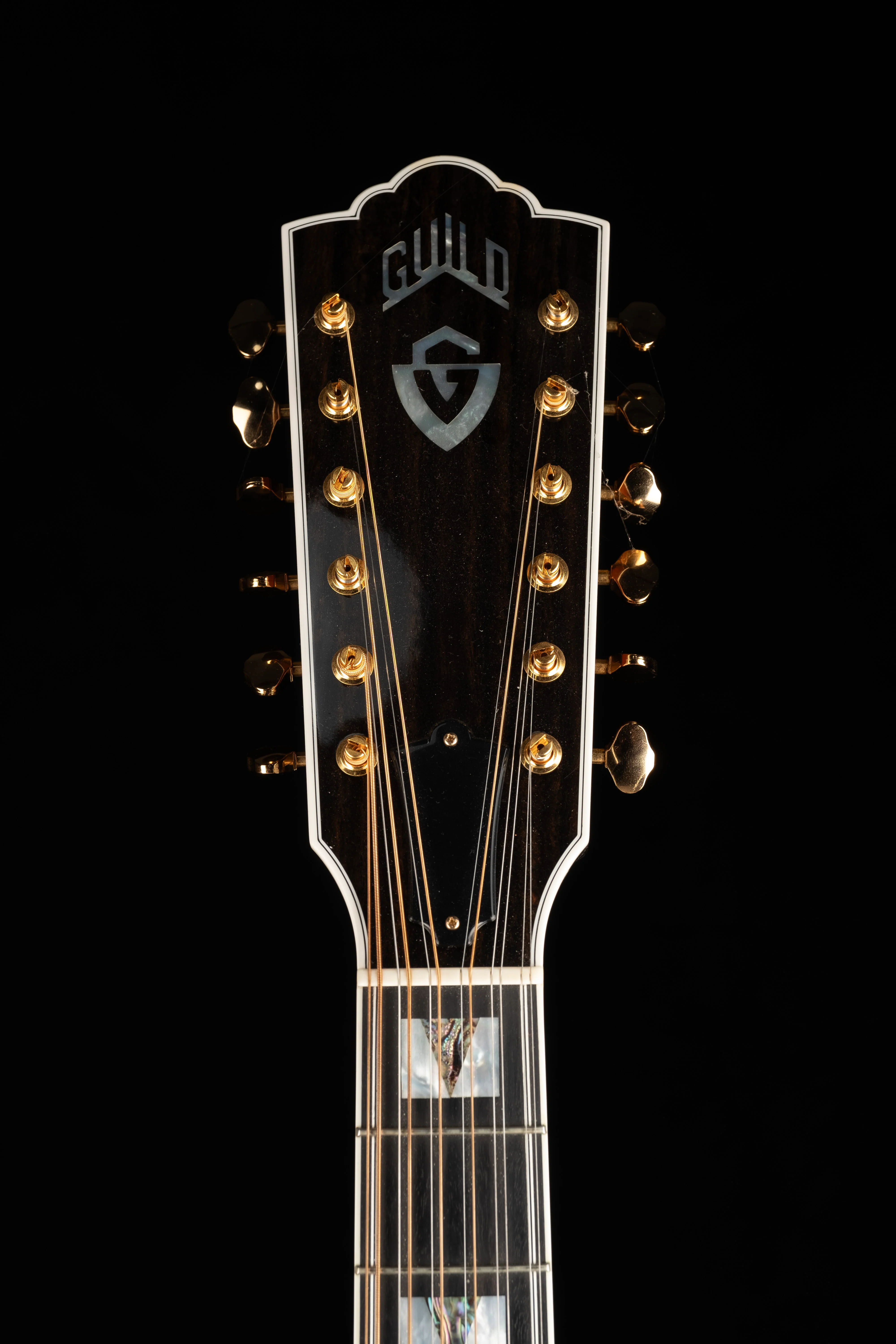 Pre Owned Guild F-512 Maple 12-String Acoustic Electric Guitar Antique Burst With OHSC - Image 7