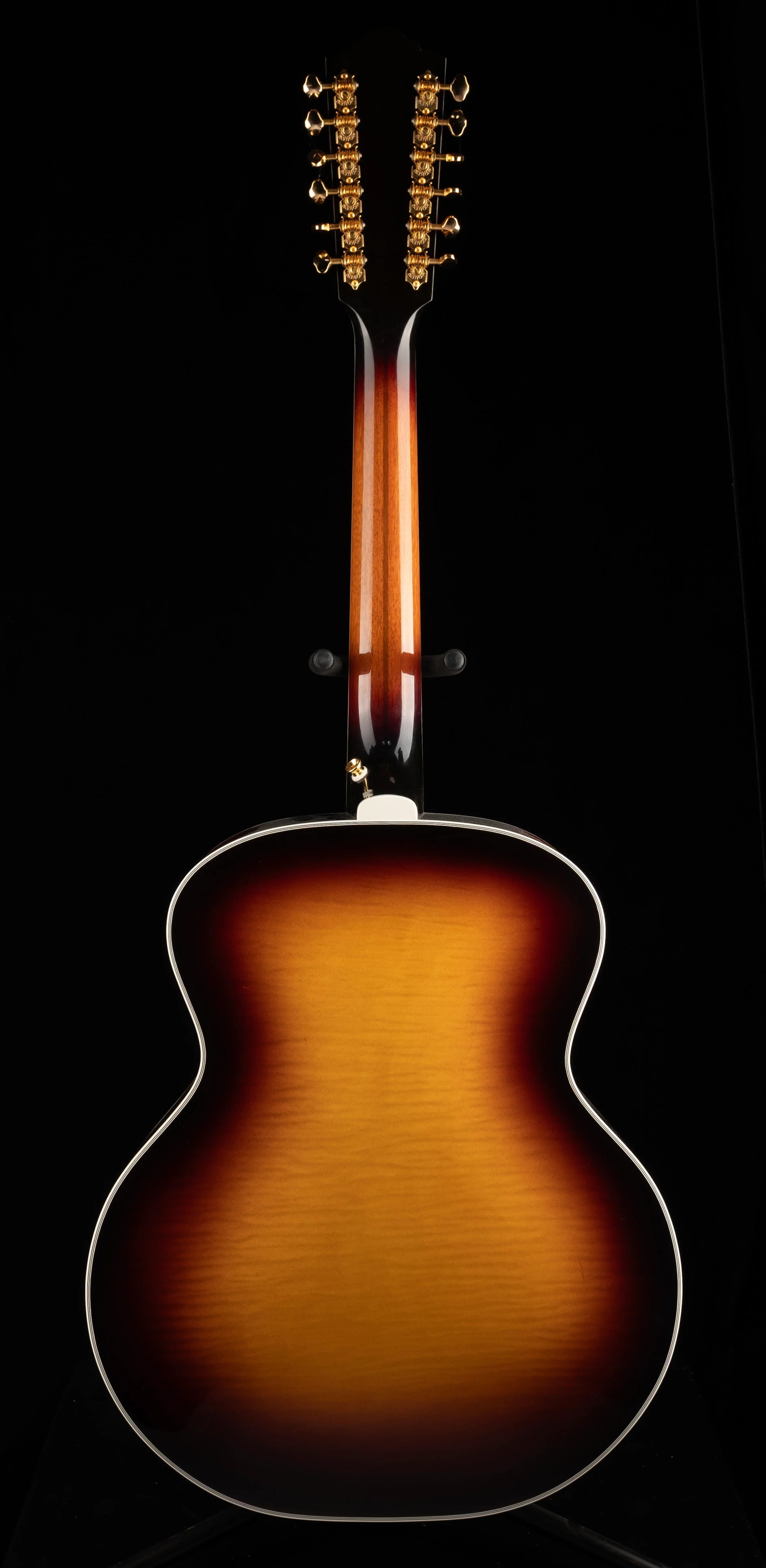 Pre Owned Guild F-512 Maple 12-String Acoustic Electric Guitar Antique Burst With OHSC - Image 9