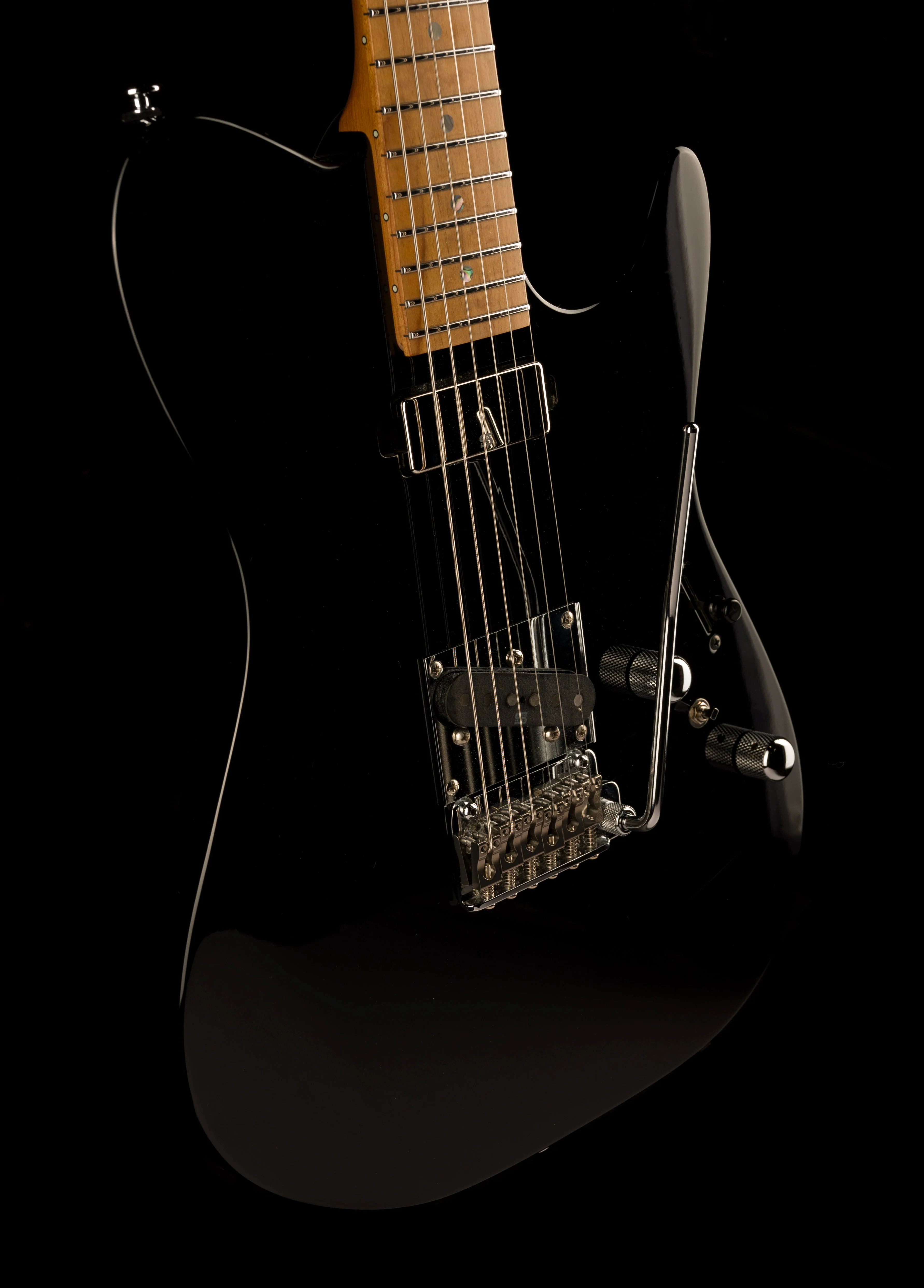 Pre Owned 2023 Ibanez Prestige AZS2200B Black Electric Guitar With OHSC - Image 10