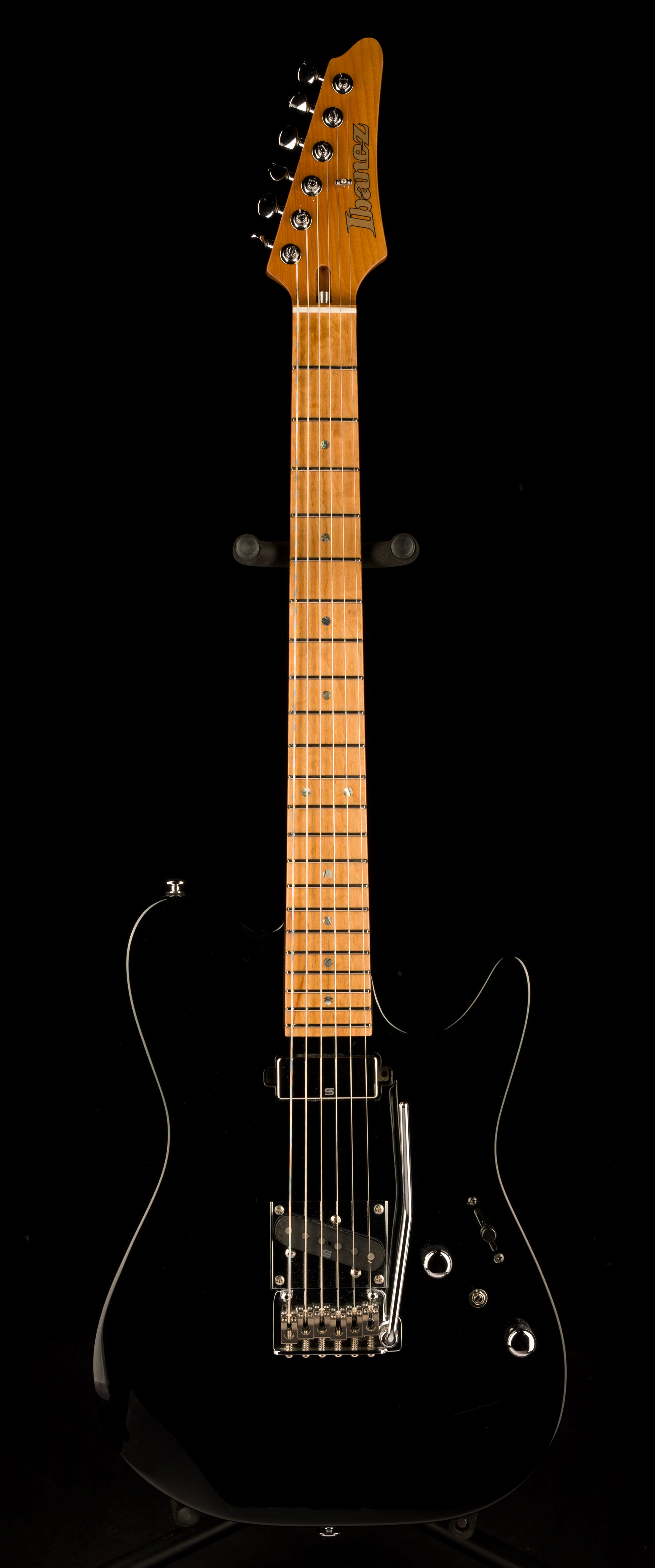 Pre Owned 2023 Ibanez Prestige AZS2200B Black Electric Guitar With OHSC - Image 2