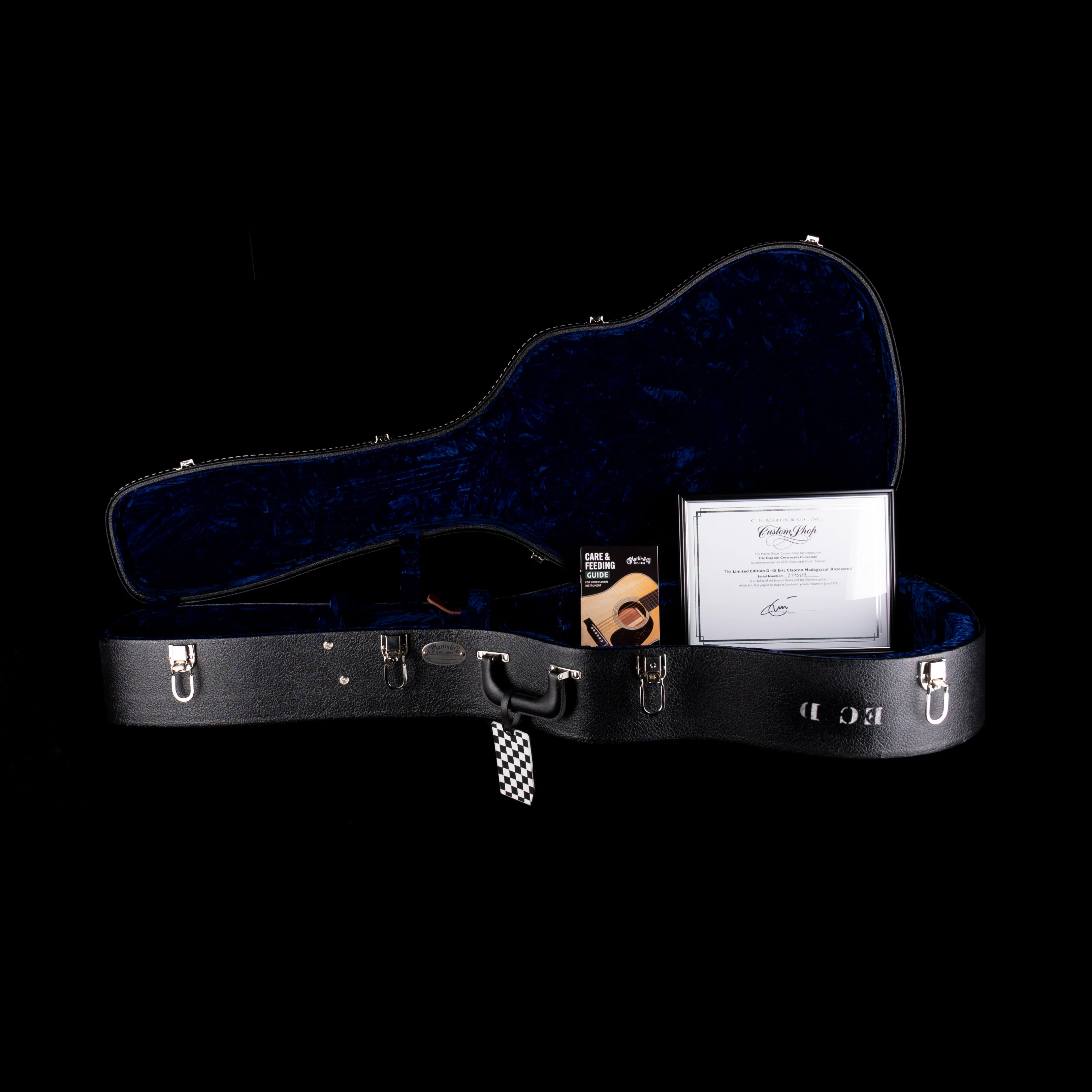 Pre Owned 2023 Martin Limited Edition Eric Clapton D-45 Madagascar Rosewood Acoustic Guitar With OHSC - Image 17