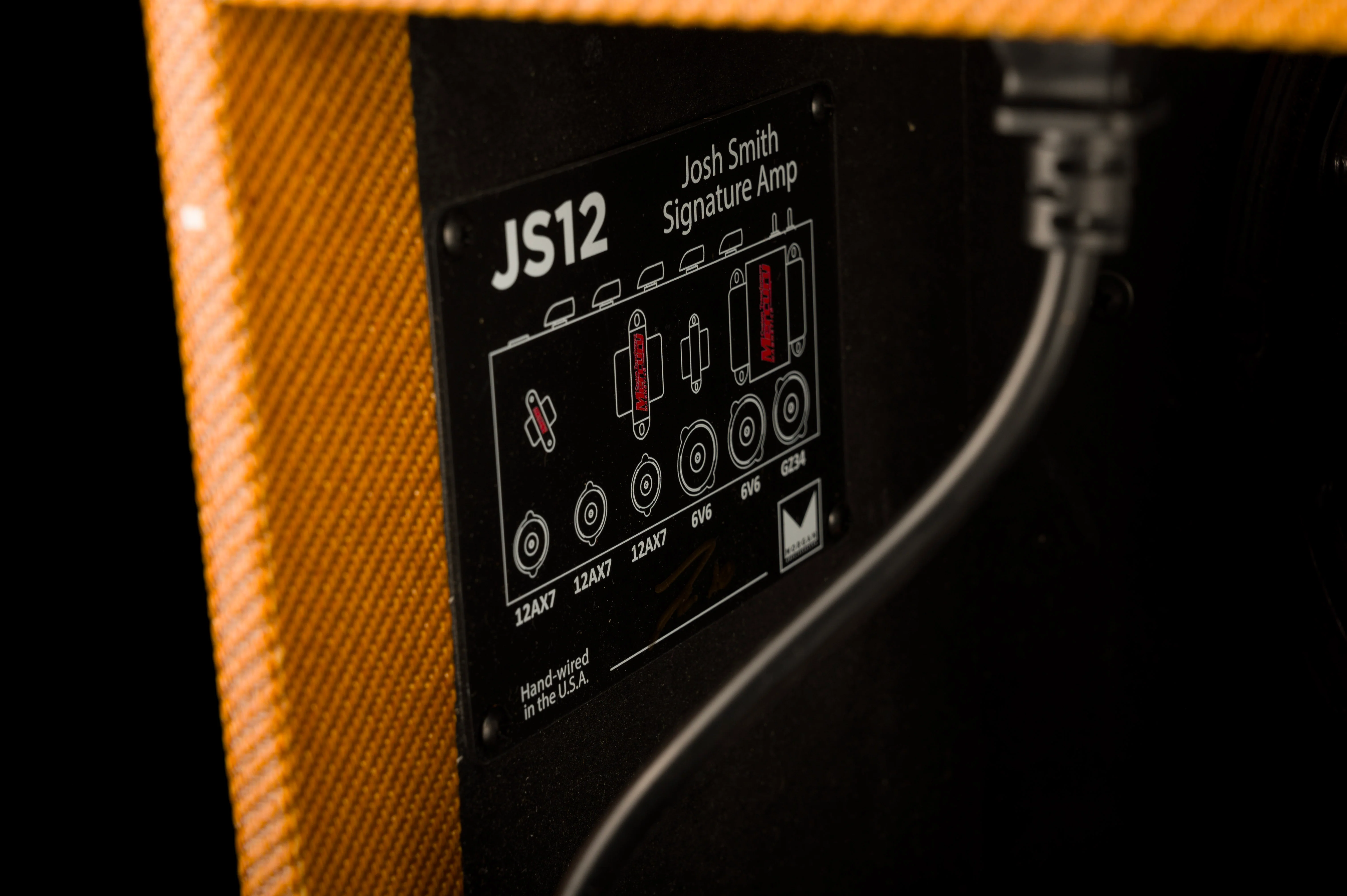 Pre Owned 2023 Morgan JS-12 Josh Smith Tweed Guitar Amp Combo with Footswitch - Image 8