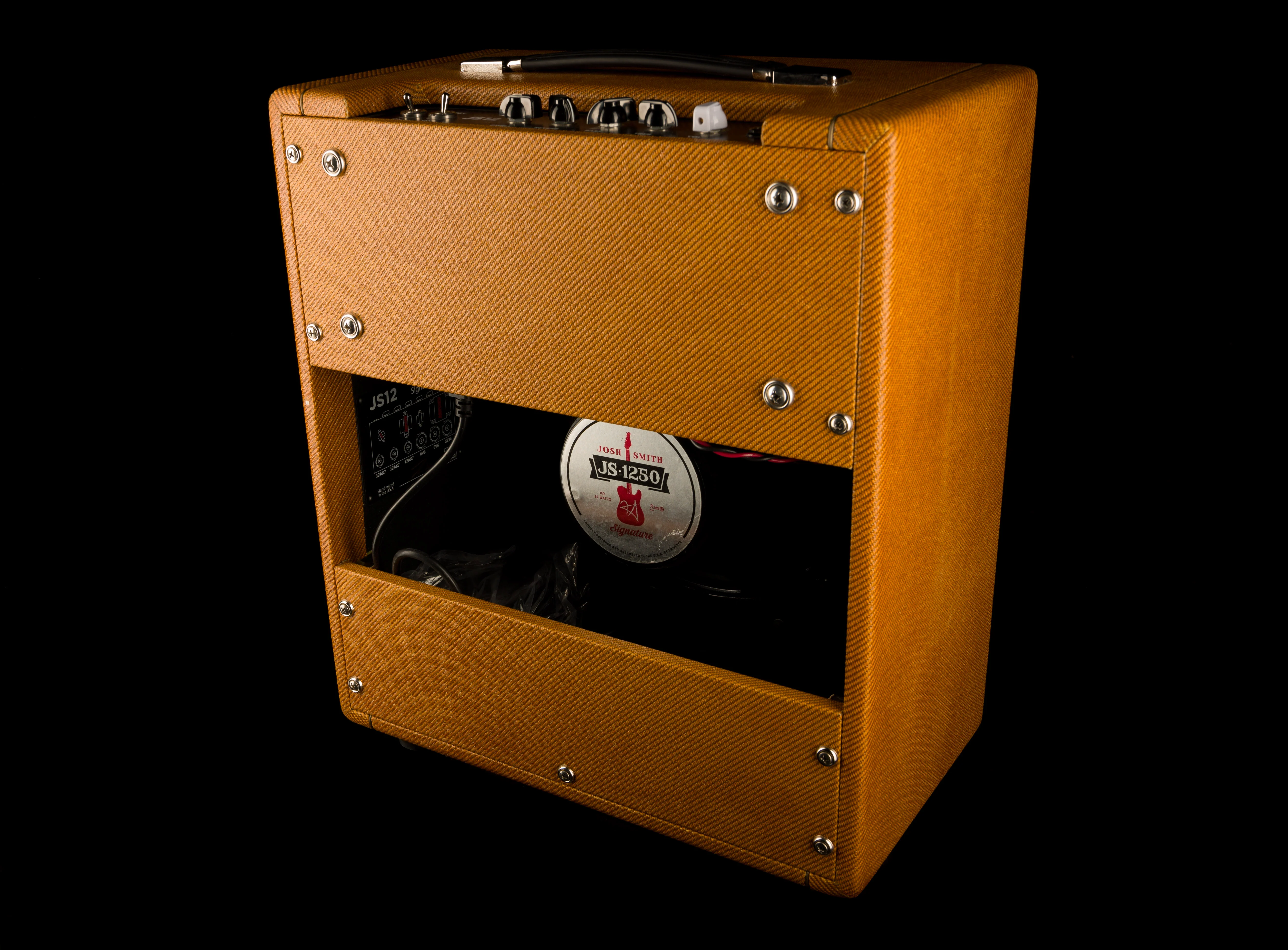 Pre Owned 2023 Morgan JS-12 Josh Smith Tweed Guitar Amp Combo with Footswitch - Image 9