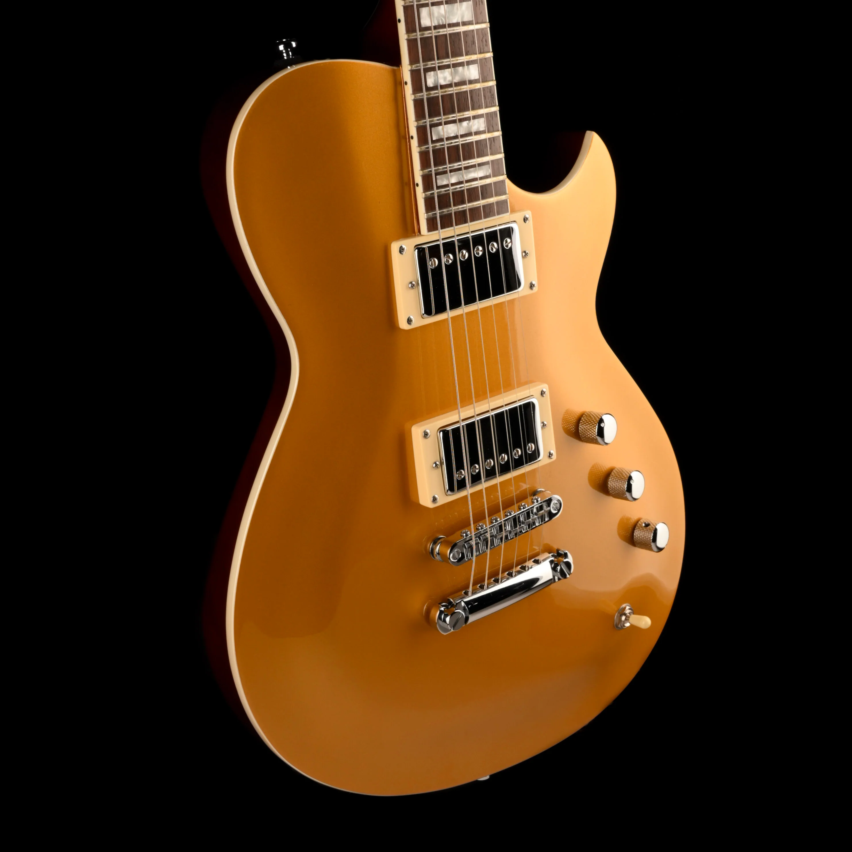 Pre Owned 2023 Reverend Roundhouse HB Venetian Gold With Gig Bag - Image 7