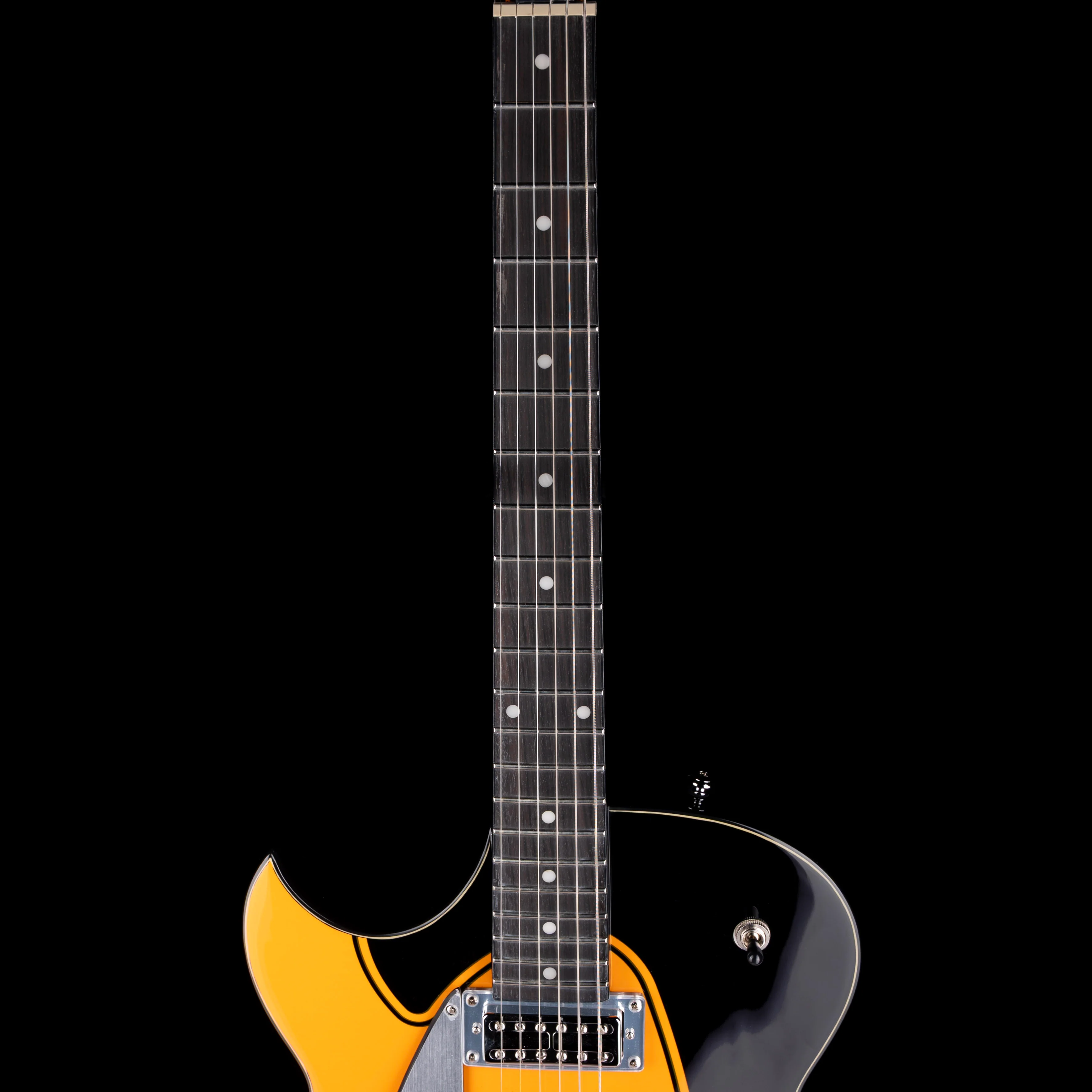 Pre Owned 2024 Eastwood	Backlund Rockerbox II Left-Handed Orange Stain With Gig Bag - Image 7