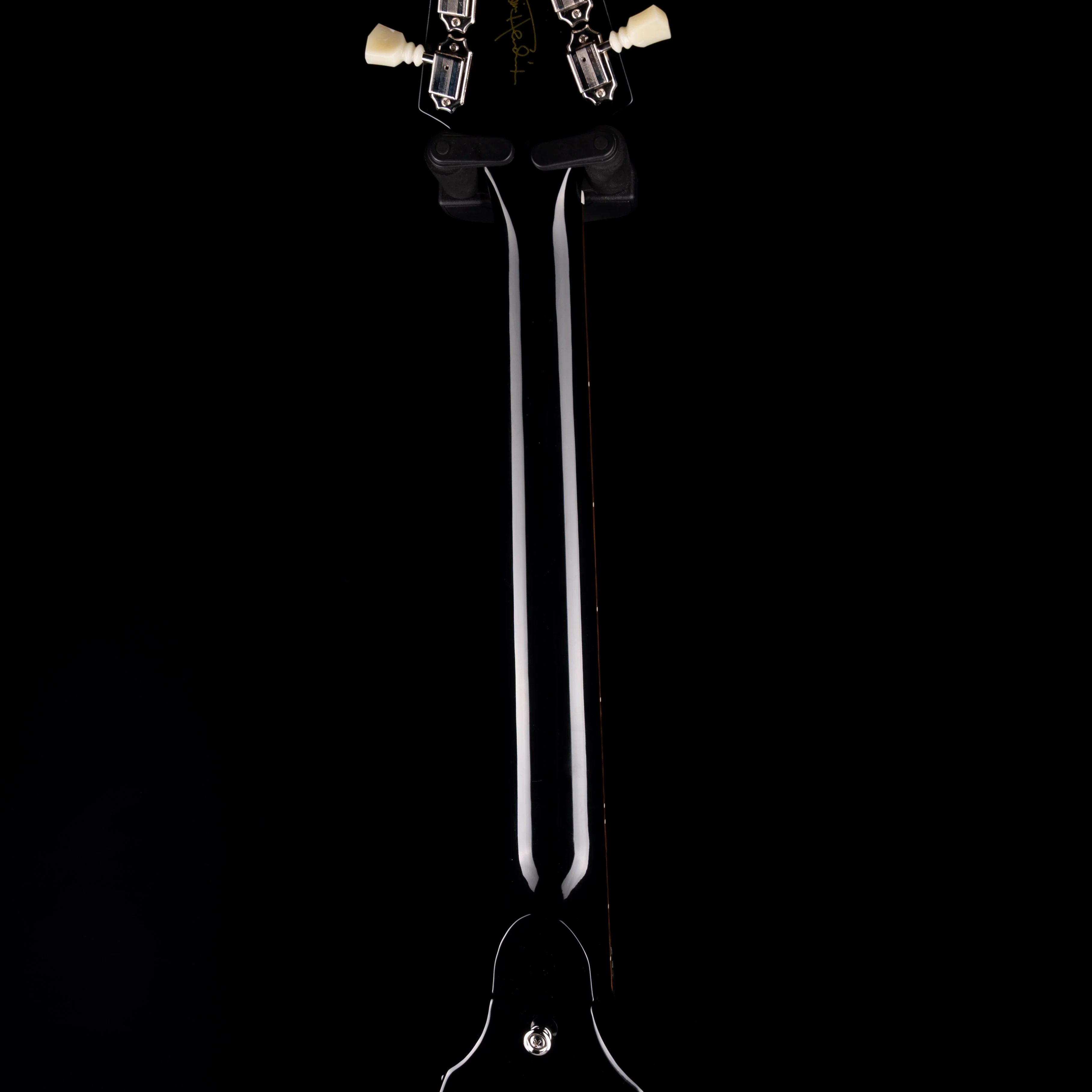 Pre-Owned 2024 Epiphone Jimi Hendrix "Love Drops" Signature Flying V Black With OHSC - Image 11