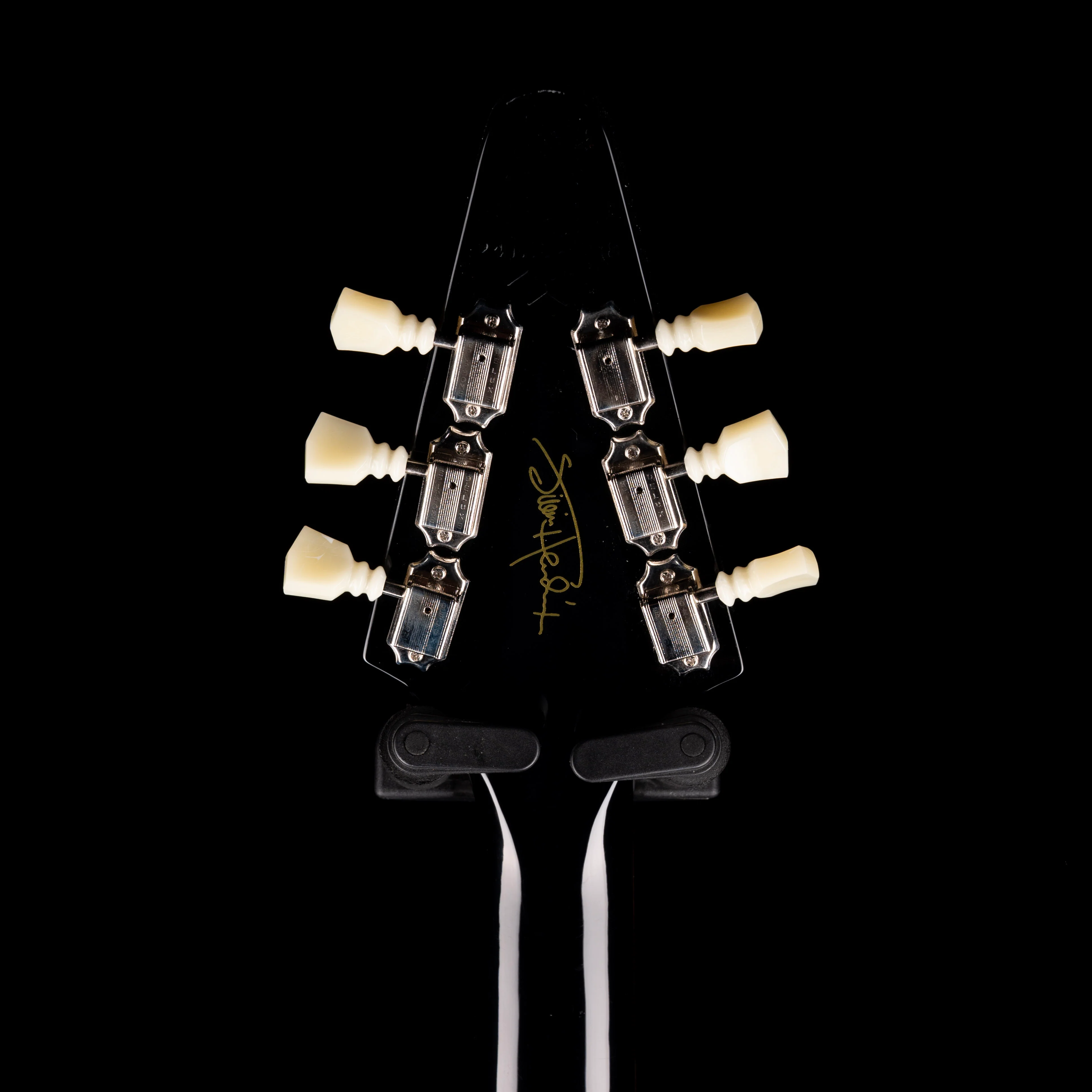 Pre-Owned 2024 Epiphone Jimi Hendrix "Love Drops" Signature Flying V Black With OHSC - Image 13