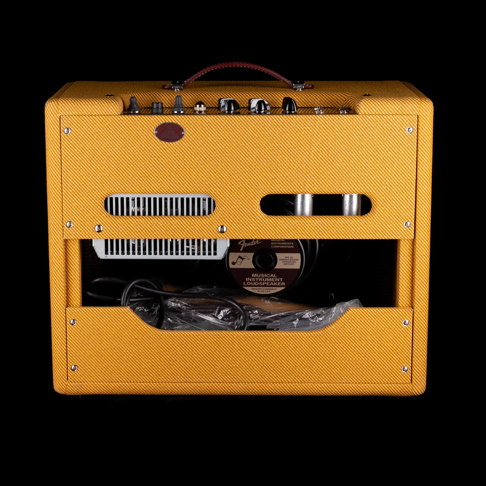 Pre Owned 2024 Fender '57 Custom Deluxe Tweed Reissue Guitar Amp Combo With Cover - Image 5