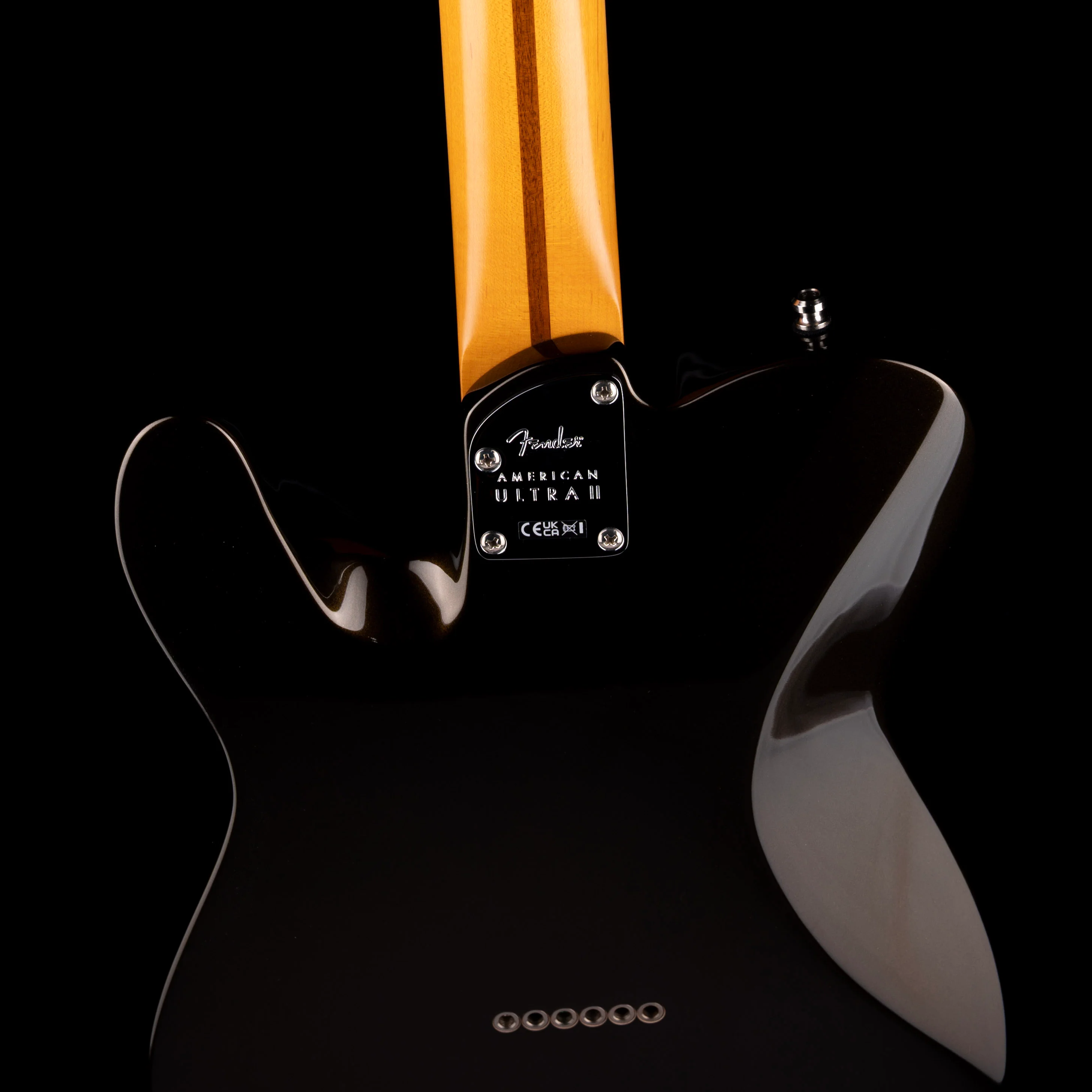 Pre Owned 2024 Fender American Ultra II Telecaster Texas Tea With OHSC - Image 10