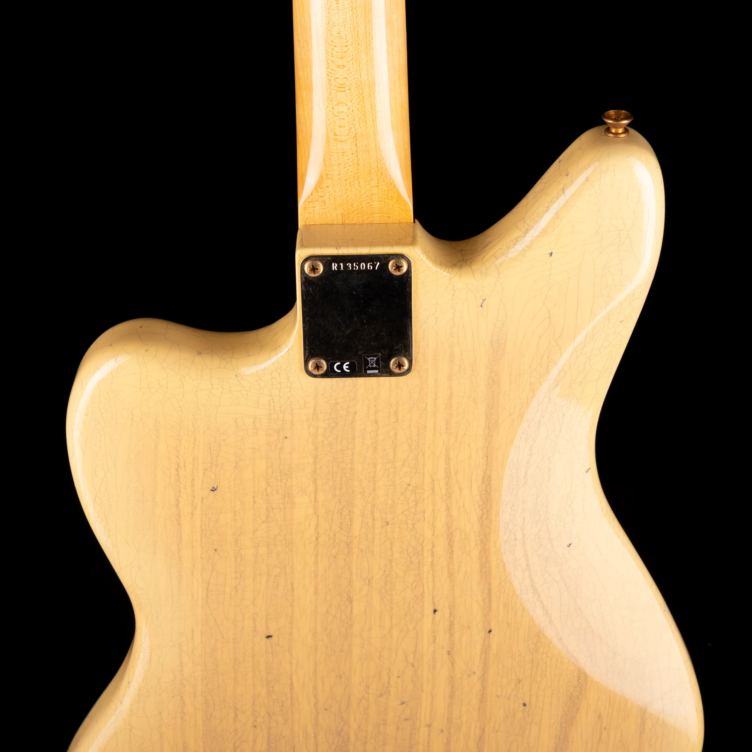 Pre Owned 2024 Fender Custom Shop 1966 Jaguar Journeyman Relic Aged Natural Blonde & OHSC - Image 10