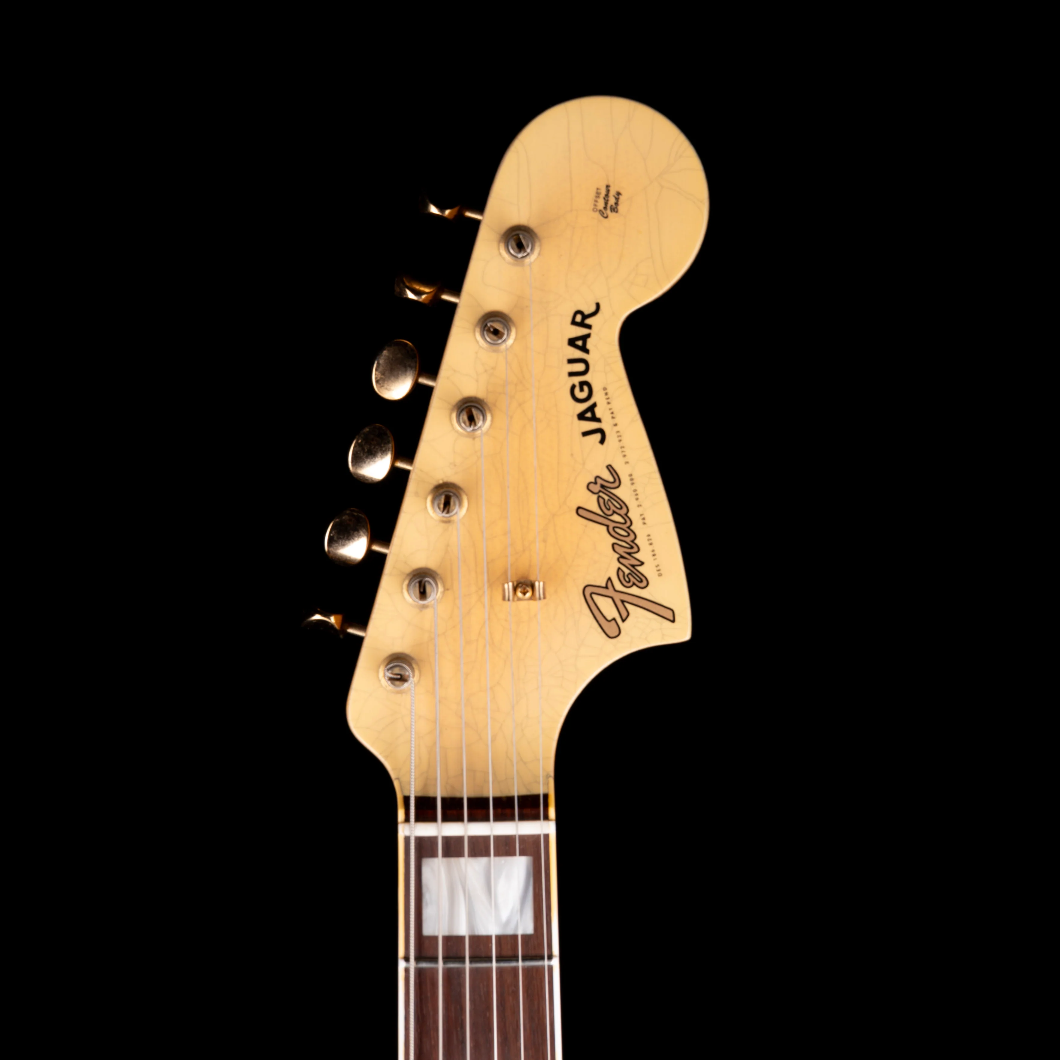 Pre Owned 2024 Fender Custom Shop 1966 Jaguar Journeyman Relic Aged Natural Blonde & OHSC - Image 12