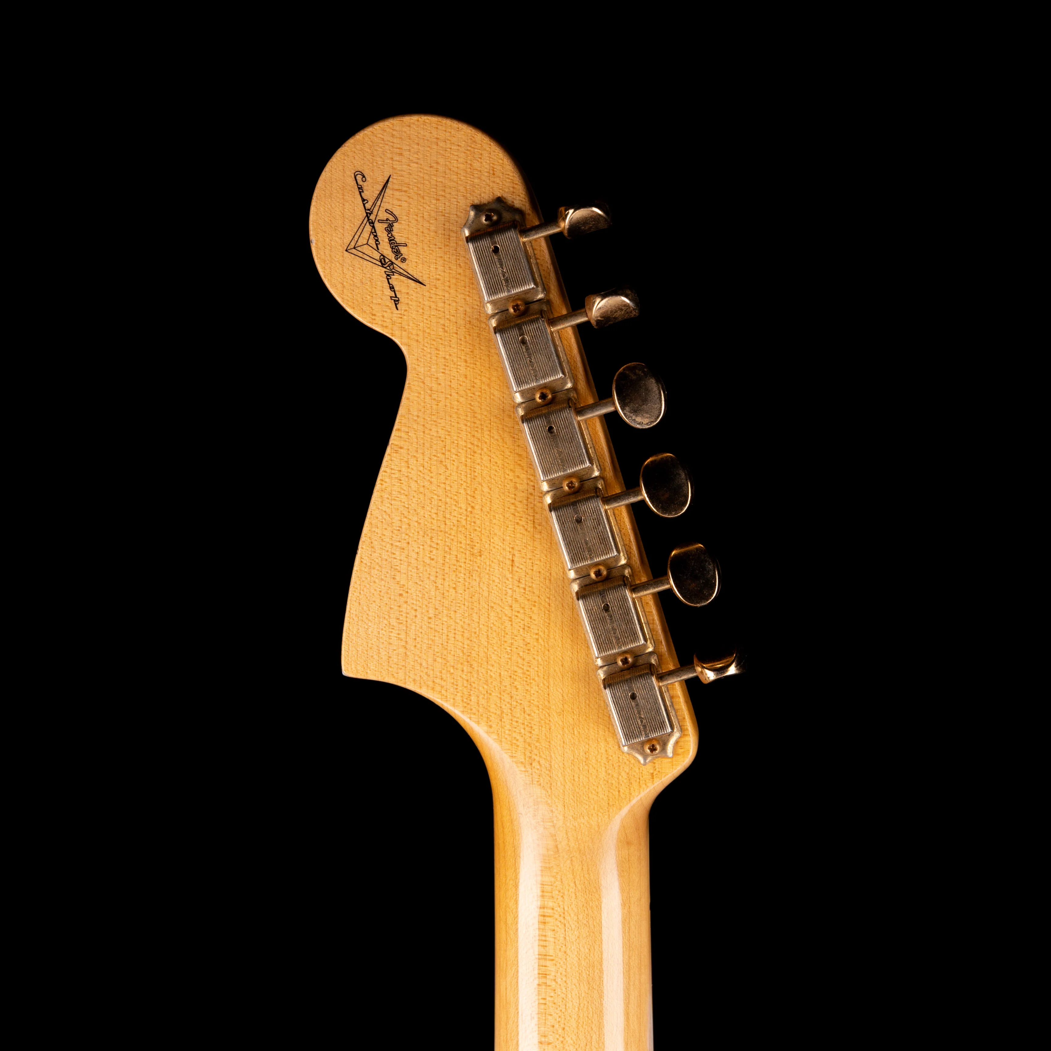 Pre Owned 2024 Fender Custom Shop 1966 Jaguar Journeyman Relic Aged Natural Blonde & OHSC - Image 13
