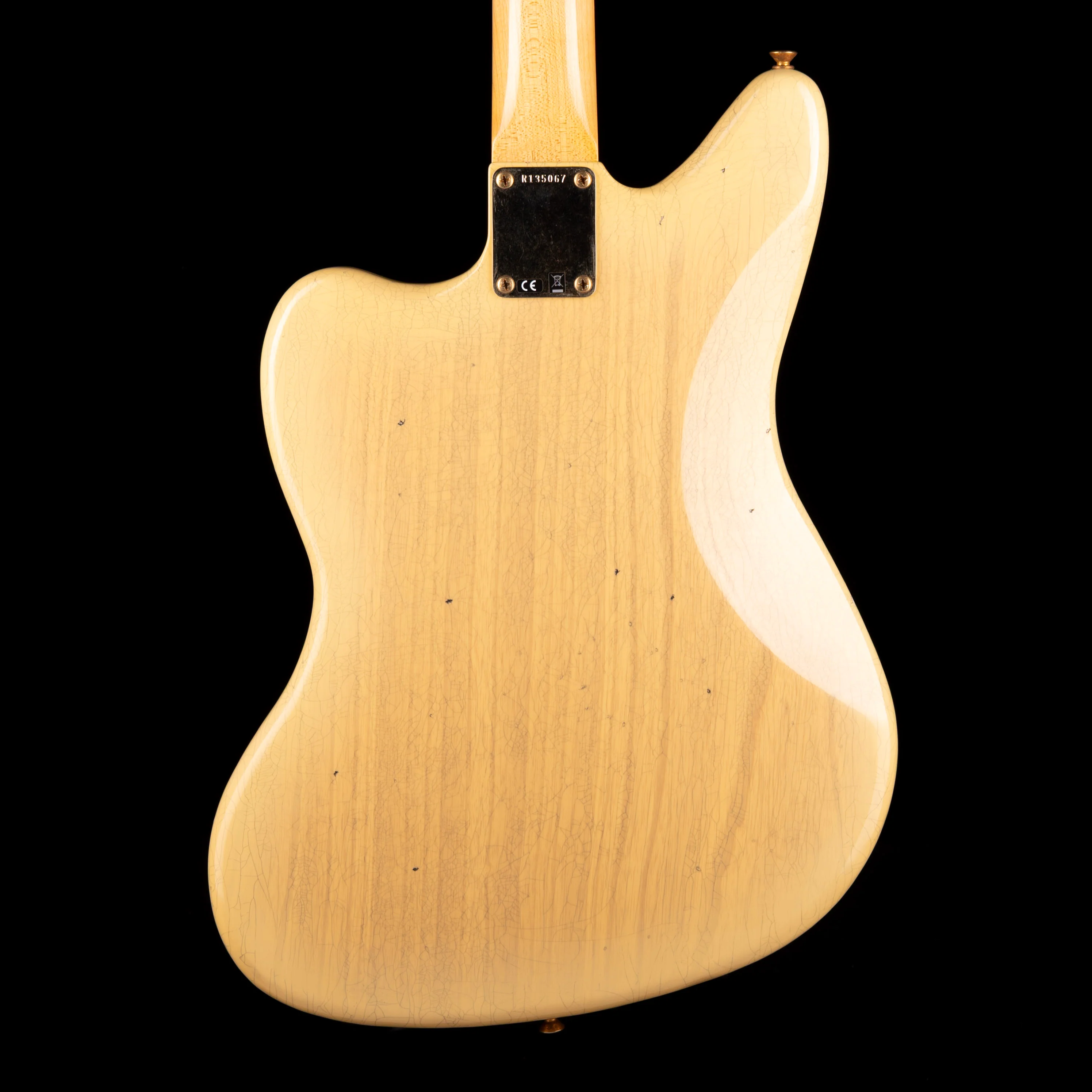 Pre Owned 2024 Fender Custom Shop 1966 Jaguar Journeyman Relic Aged Natural Blonde & OHSC - Image 8