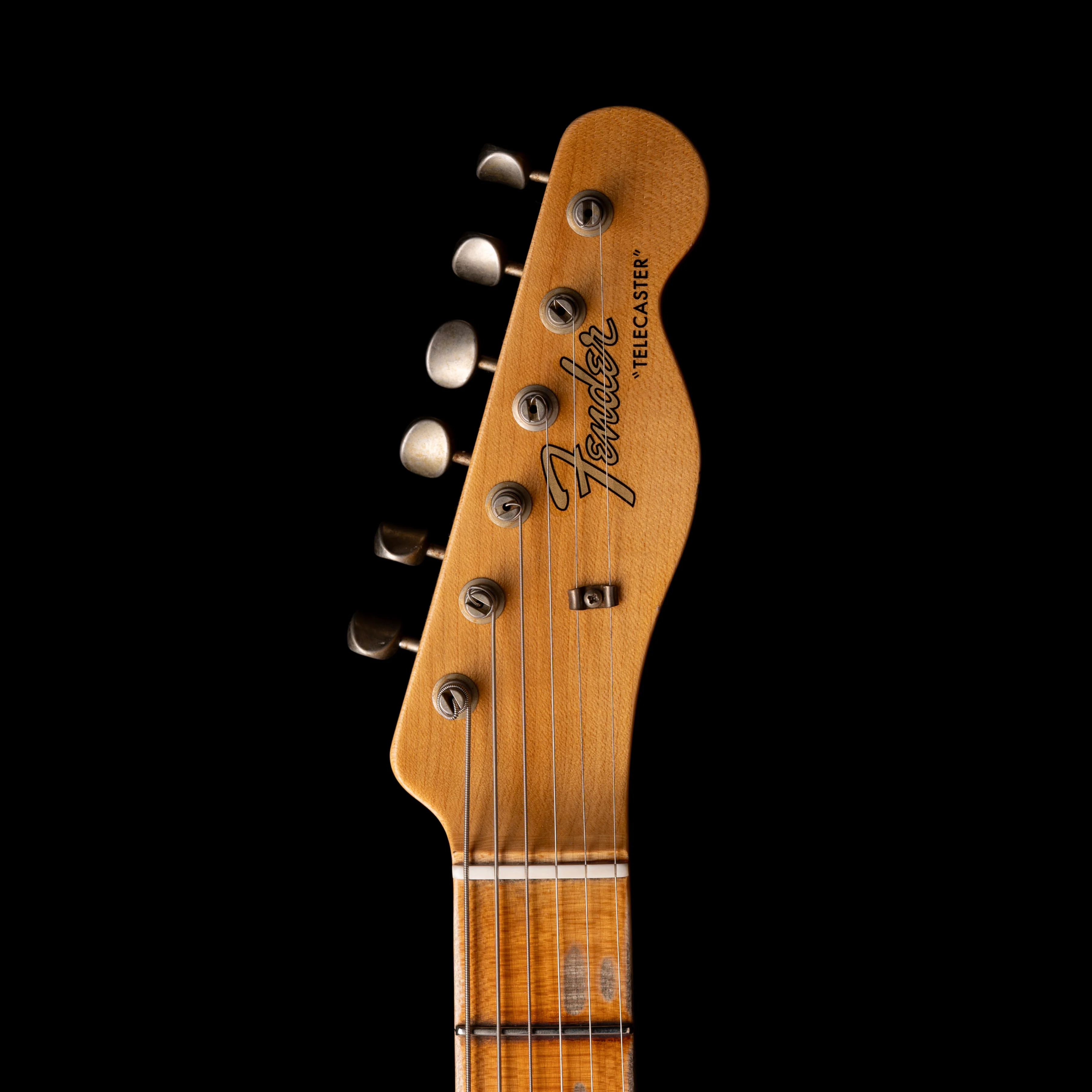 Pre Owned 2024 Fender Custom Shop Postmodern Telecaster HS Journeyman Relic Faded Aged Candy Tangerine With OHSC - Image 12