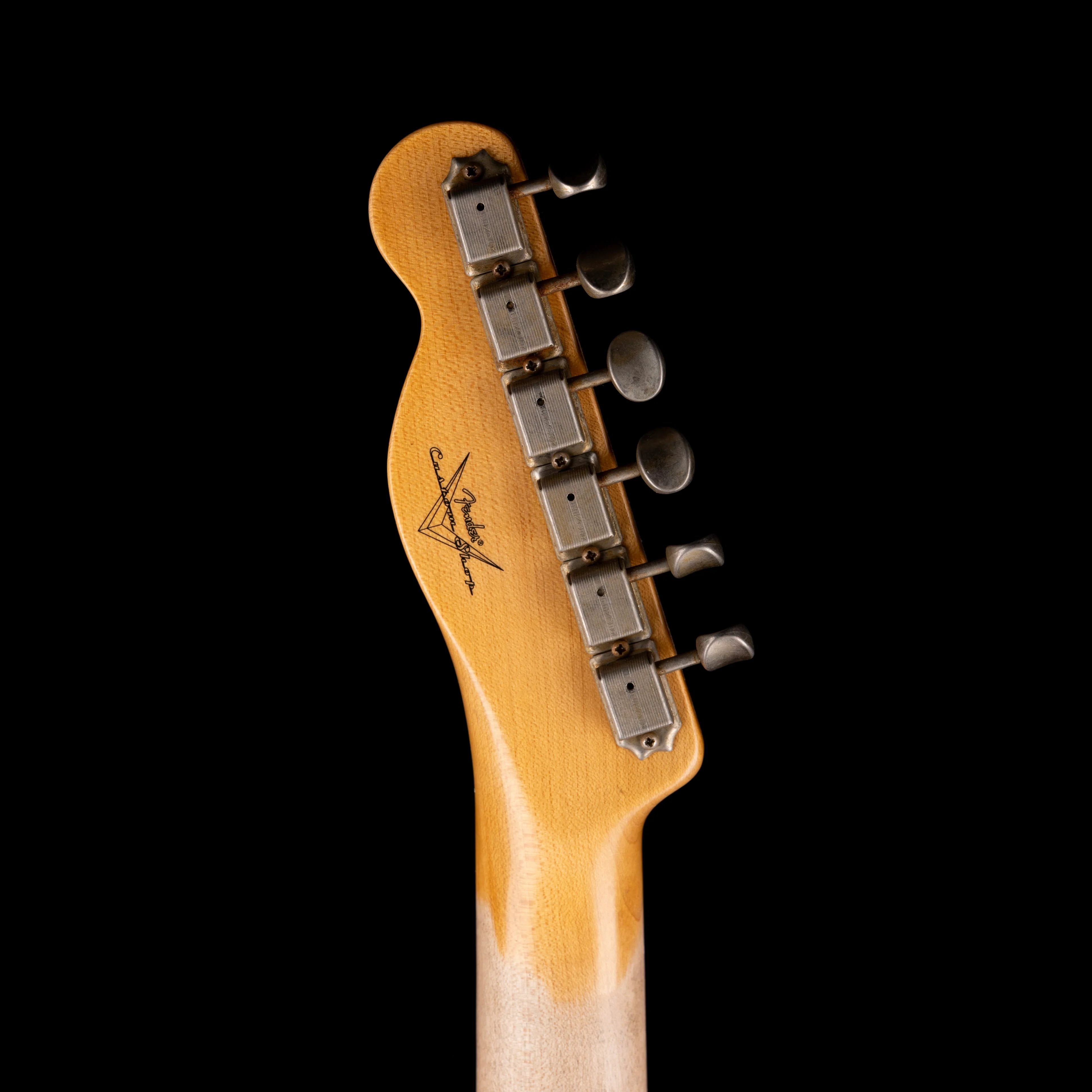 Pre Owned 2024 Fender Custom Shop Postmodern Telecaster HS Journeyman Relic Faded Aged Candy Tangerine With OHSC - Image 13