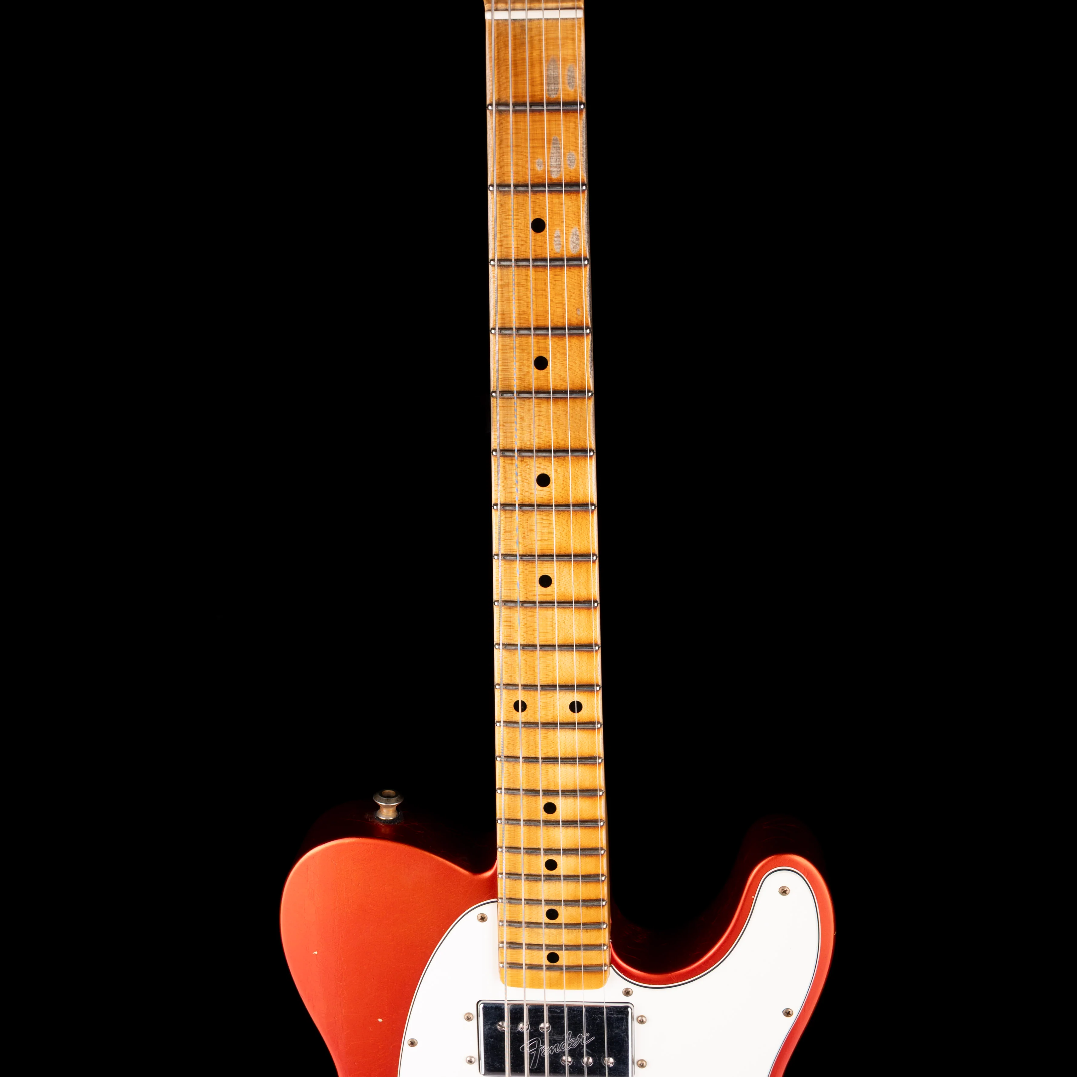 Pre Owned 2024 Fender Custom Shop Postmodern Telecaster HS Journeyman Relic Faded Aged Candy Tangerine With OHSC - Image 7