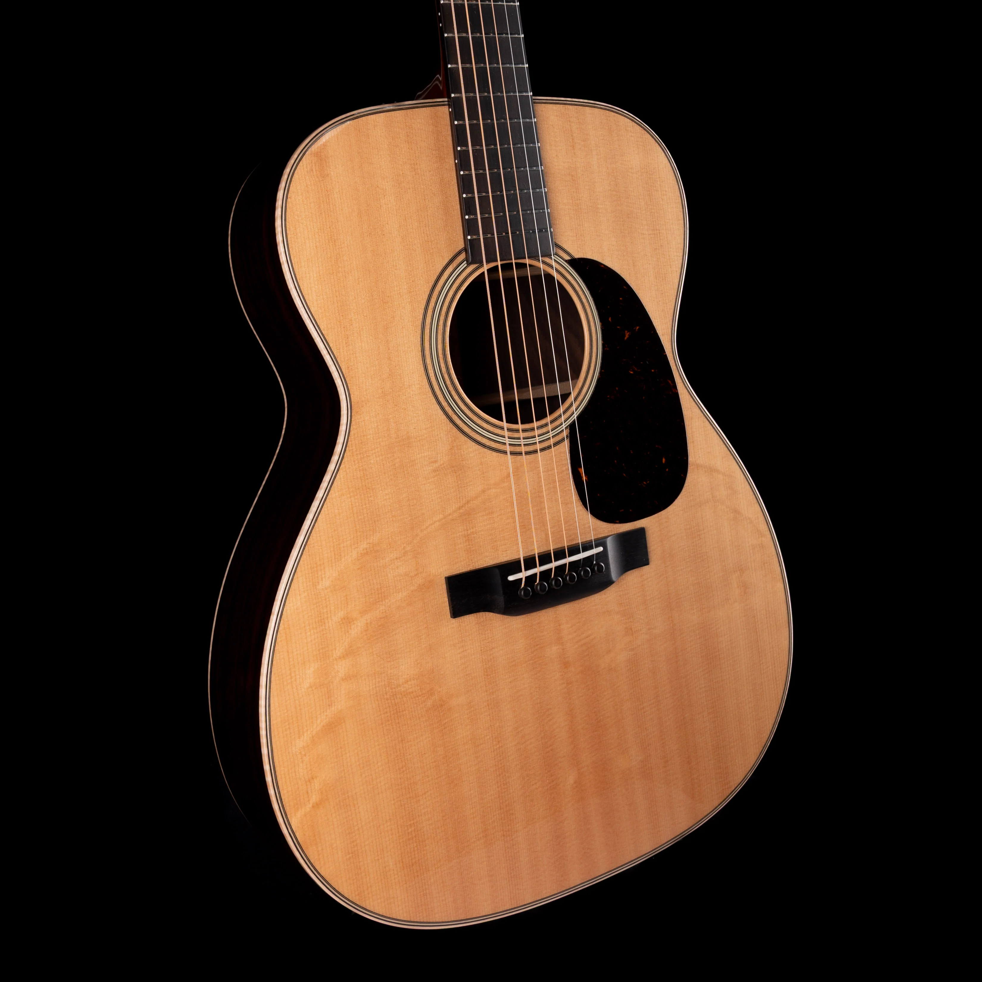 Pre Owned 2024 Martin Custom Shop 0000-28 Acoustic Guitar Natural with OHSC - Image 5