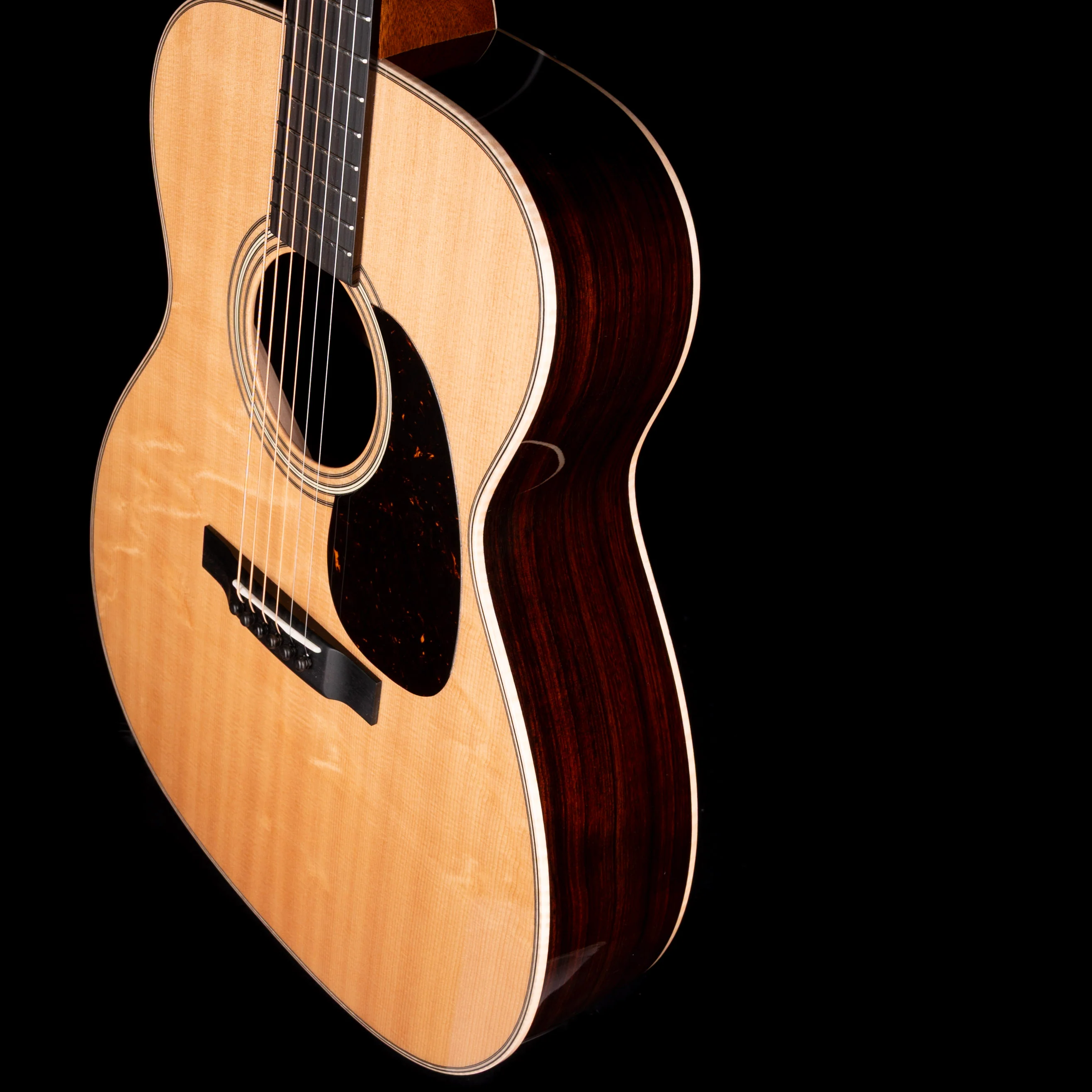 Pre Owned 2024 Martin Custom Shop 0000-28 Acoustic Guitar Natural with OHSC - Image 7