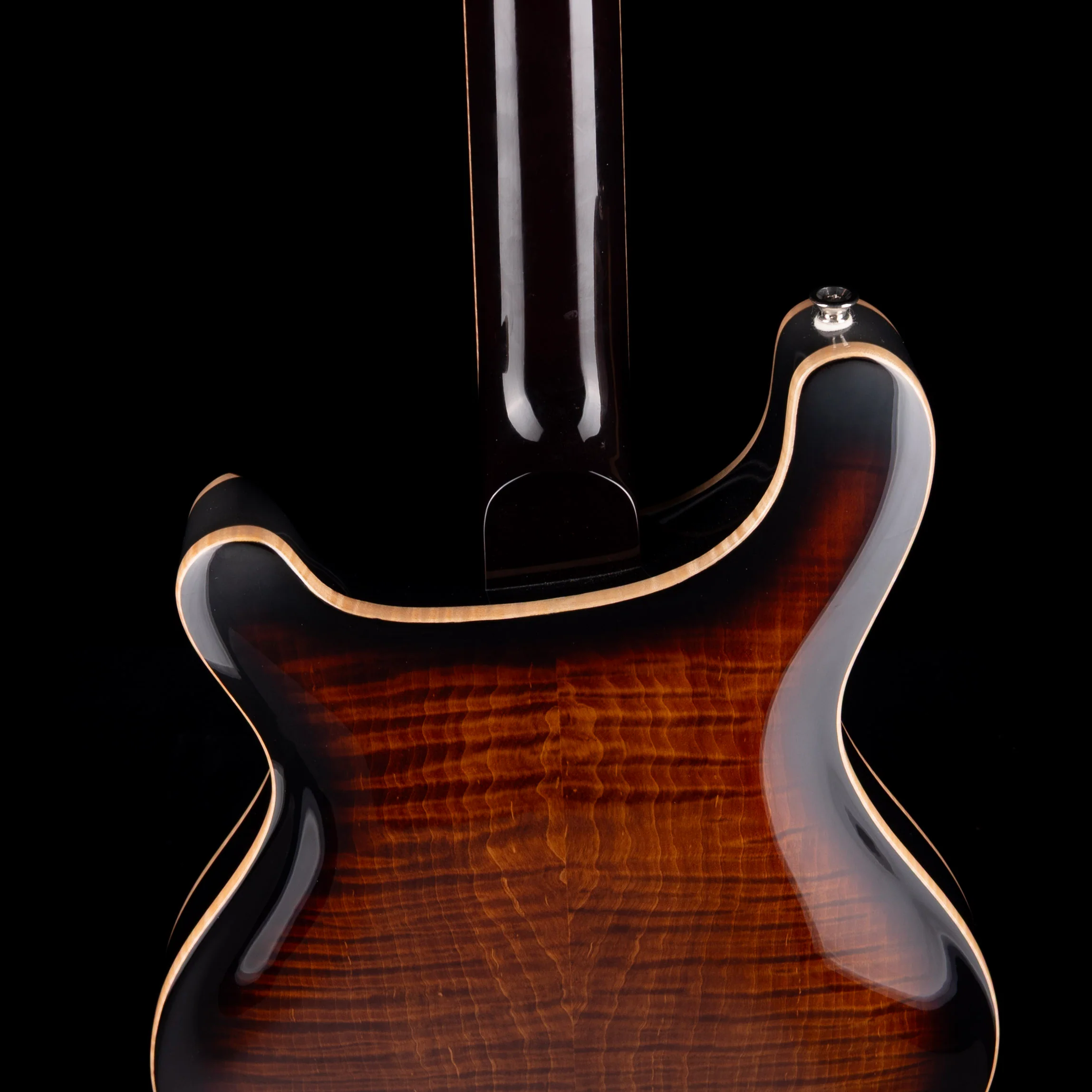 Pre Owned 2024 PRS SE Hollowbody II Piezo Orange Tiger Smokeburst With OHSC - Image 10