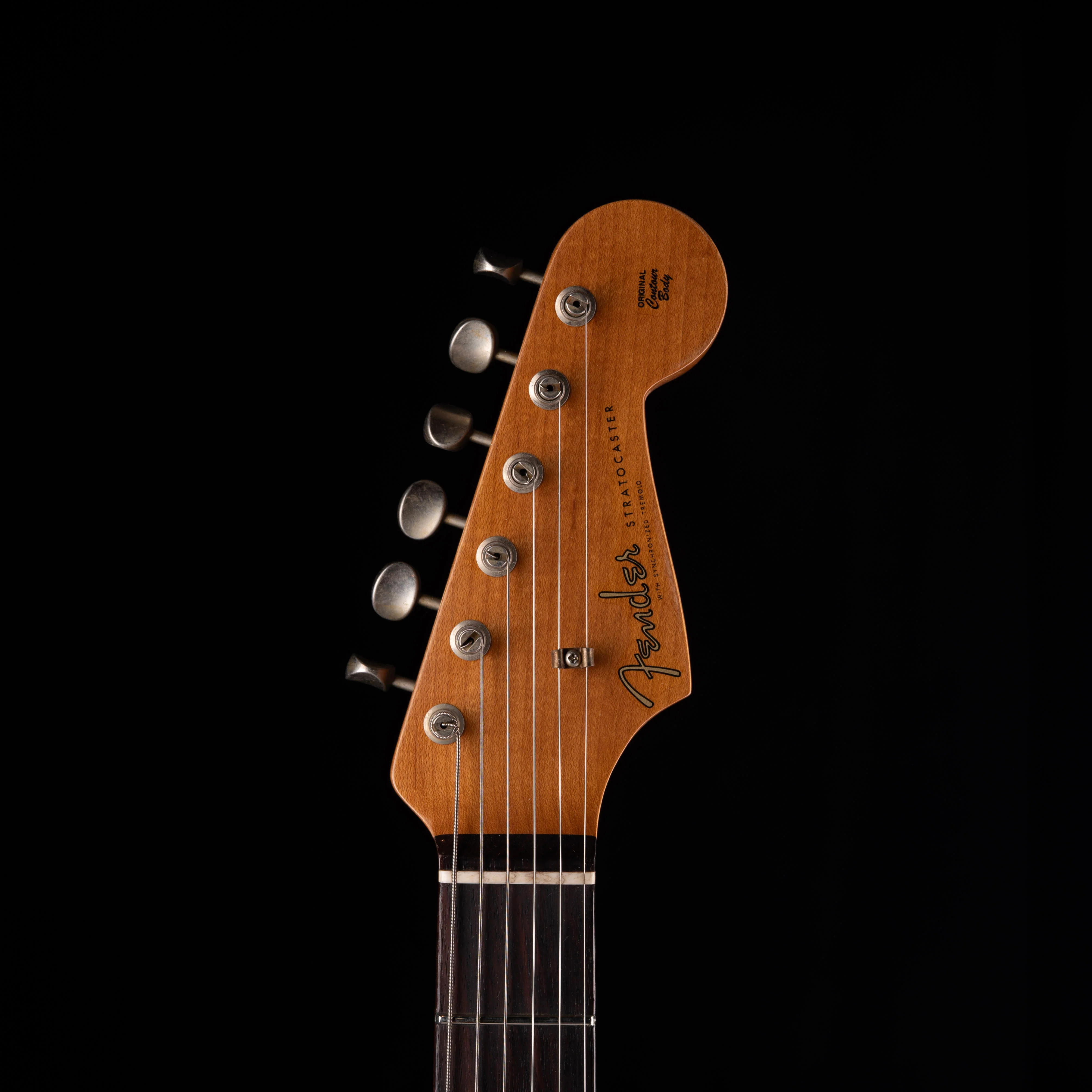 Pre-Owned 2025 Fender Custom Shop 1960 Stratocaster Journeyman Relic Faded Aged Surf Green With OHSC - Image 9