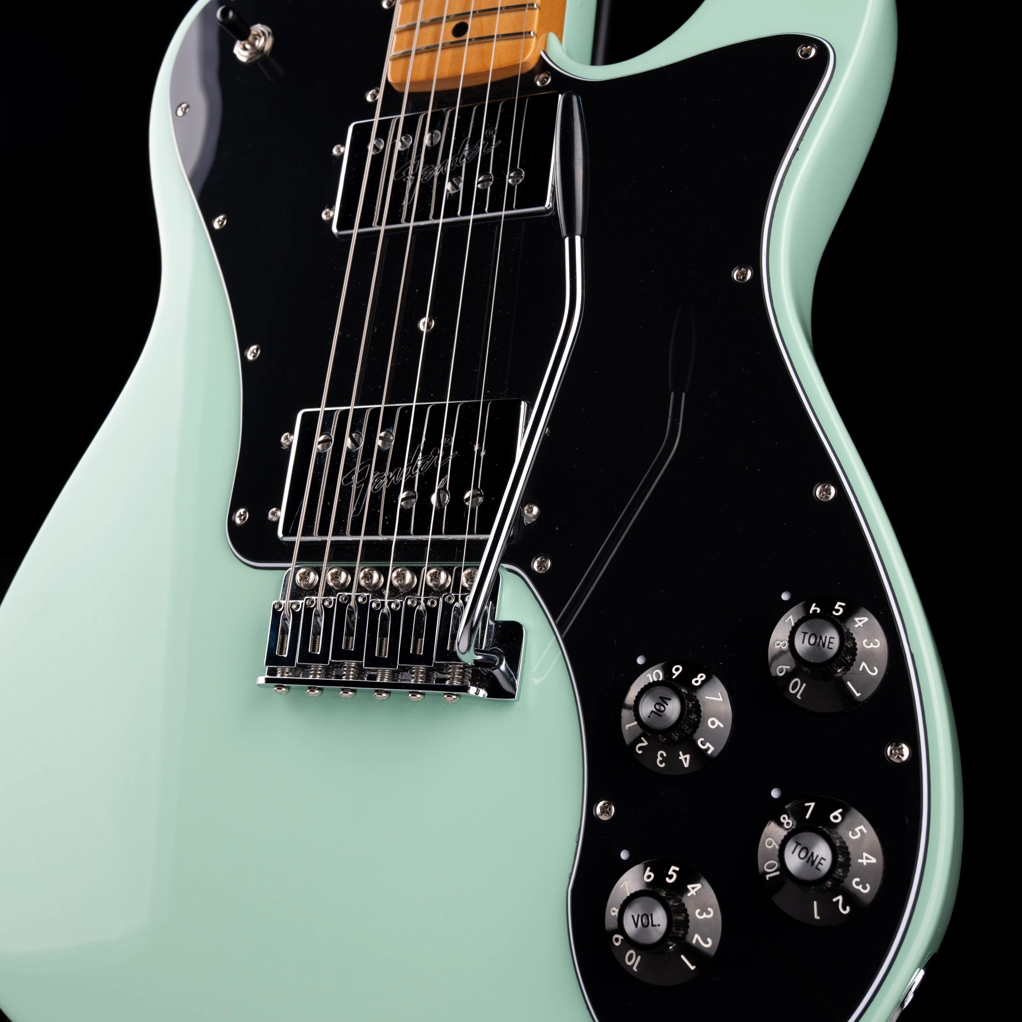 Pre Owned 2025 Fender Vintera II '70s Telecaster Deluxe With Tremolo Surf Green With Gig Bag - Image 5