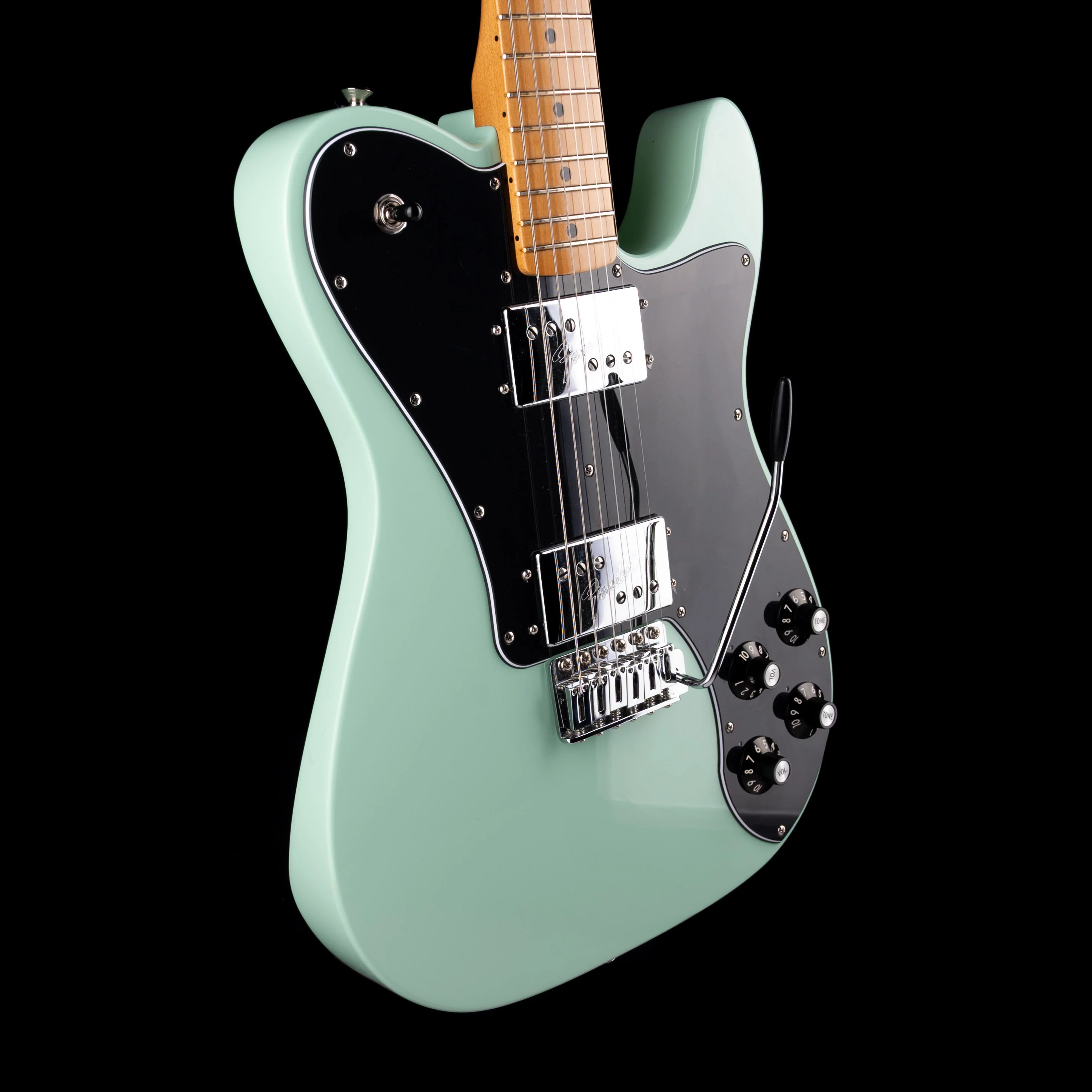 Pre Owned 2025 Fender Vintera II '70s Telecaster Deluxe With Tremolo Surf Green With Gig Bag - Image 6
