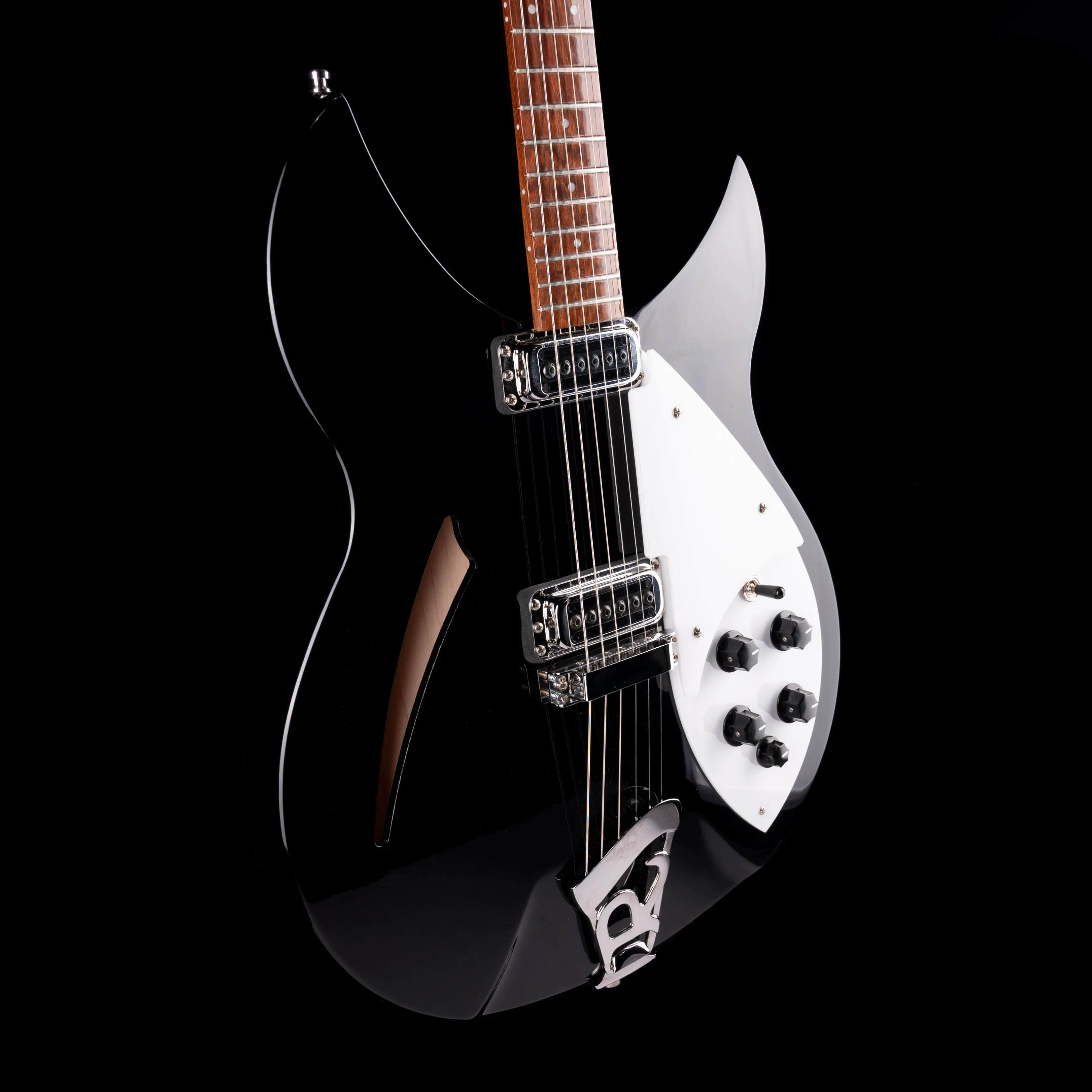 Pre Owned 2025 Rickenbacker 330/6 Jetglo With OHSC - Image 6